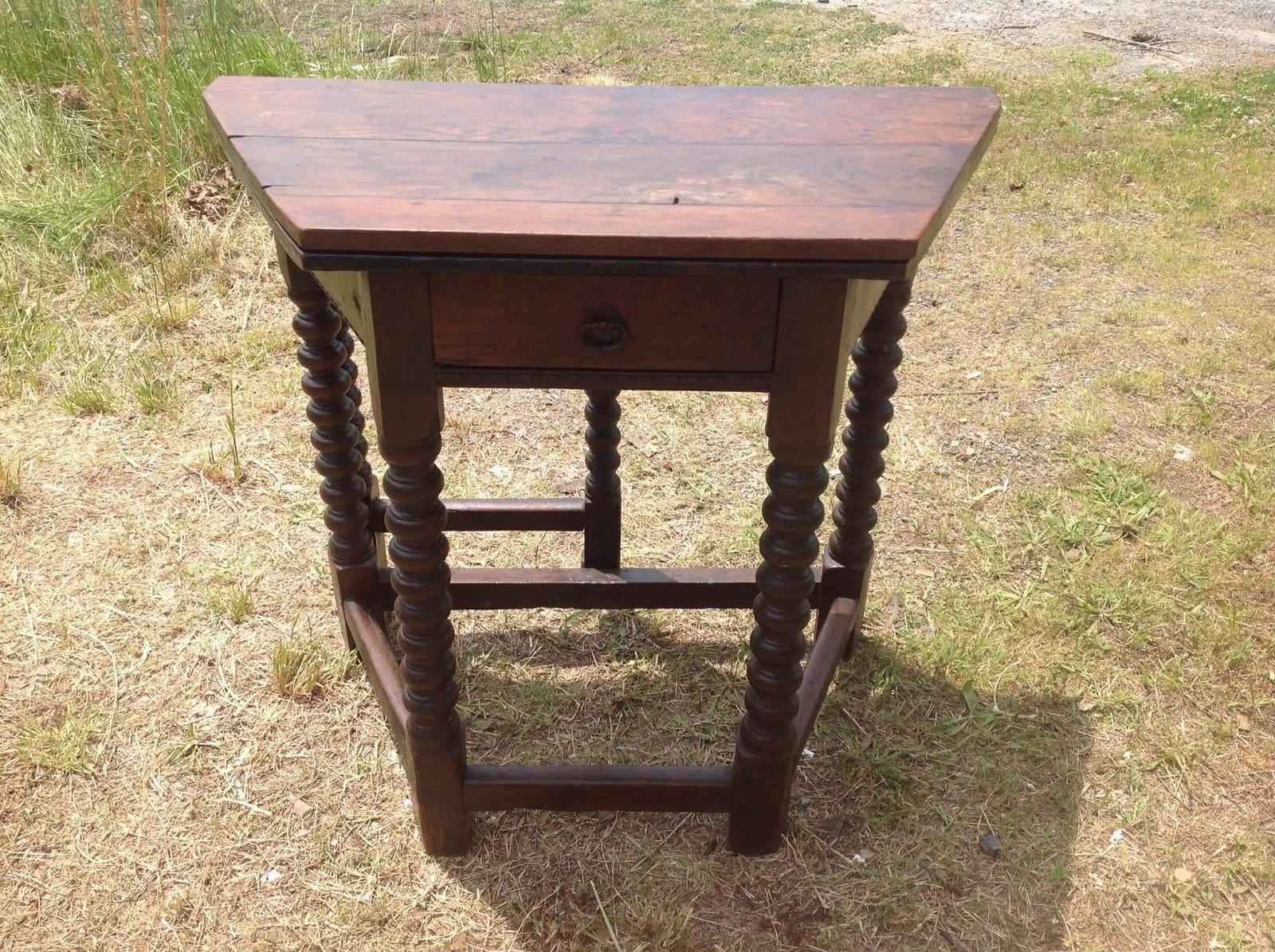 A Charles II Oak Credence Table 1650 - 3