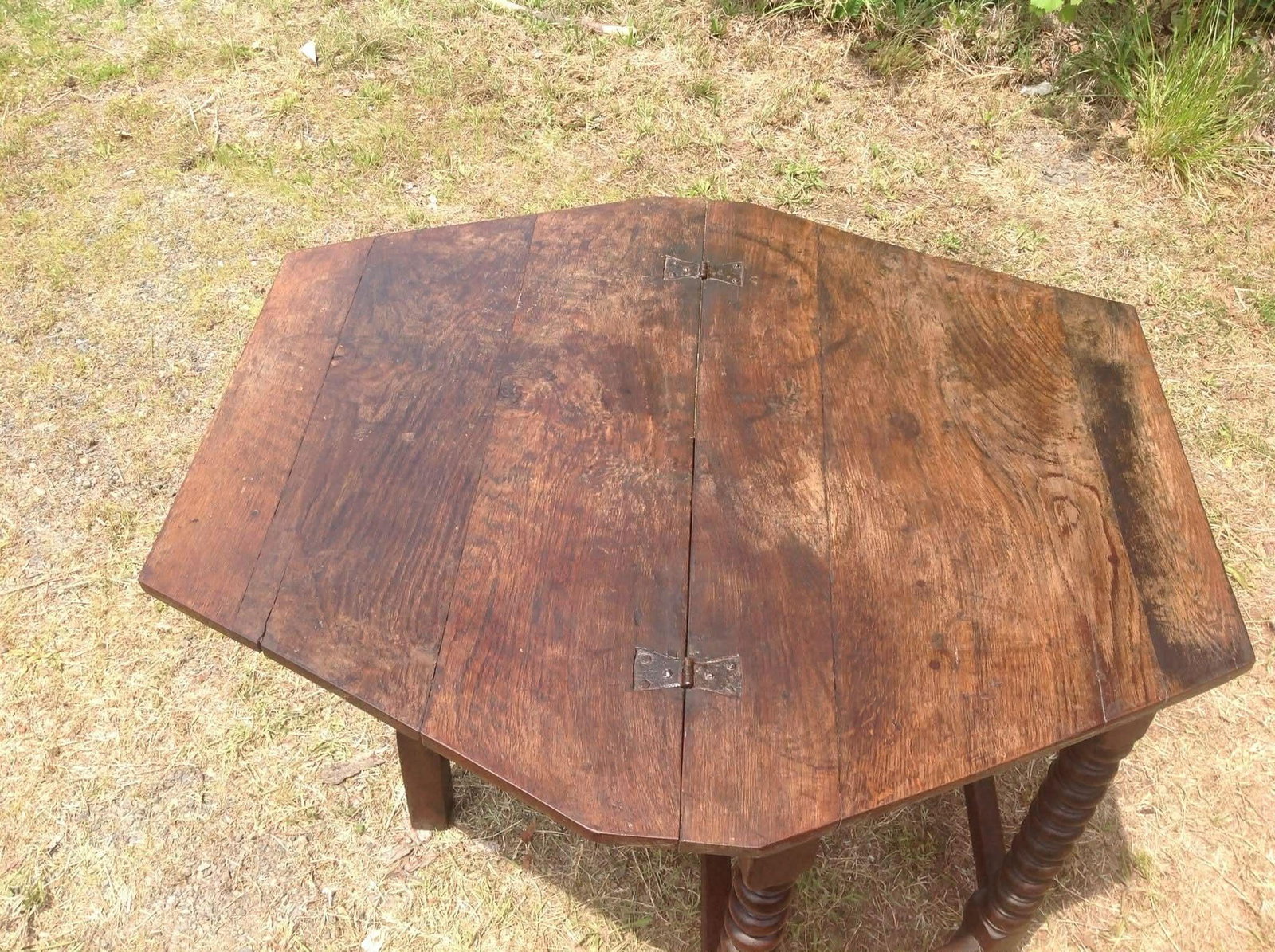 A Charles II Oak Credence Table 1650 - 4