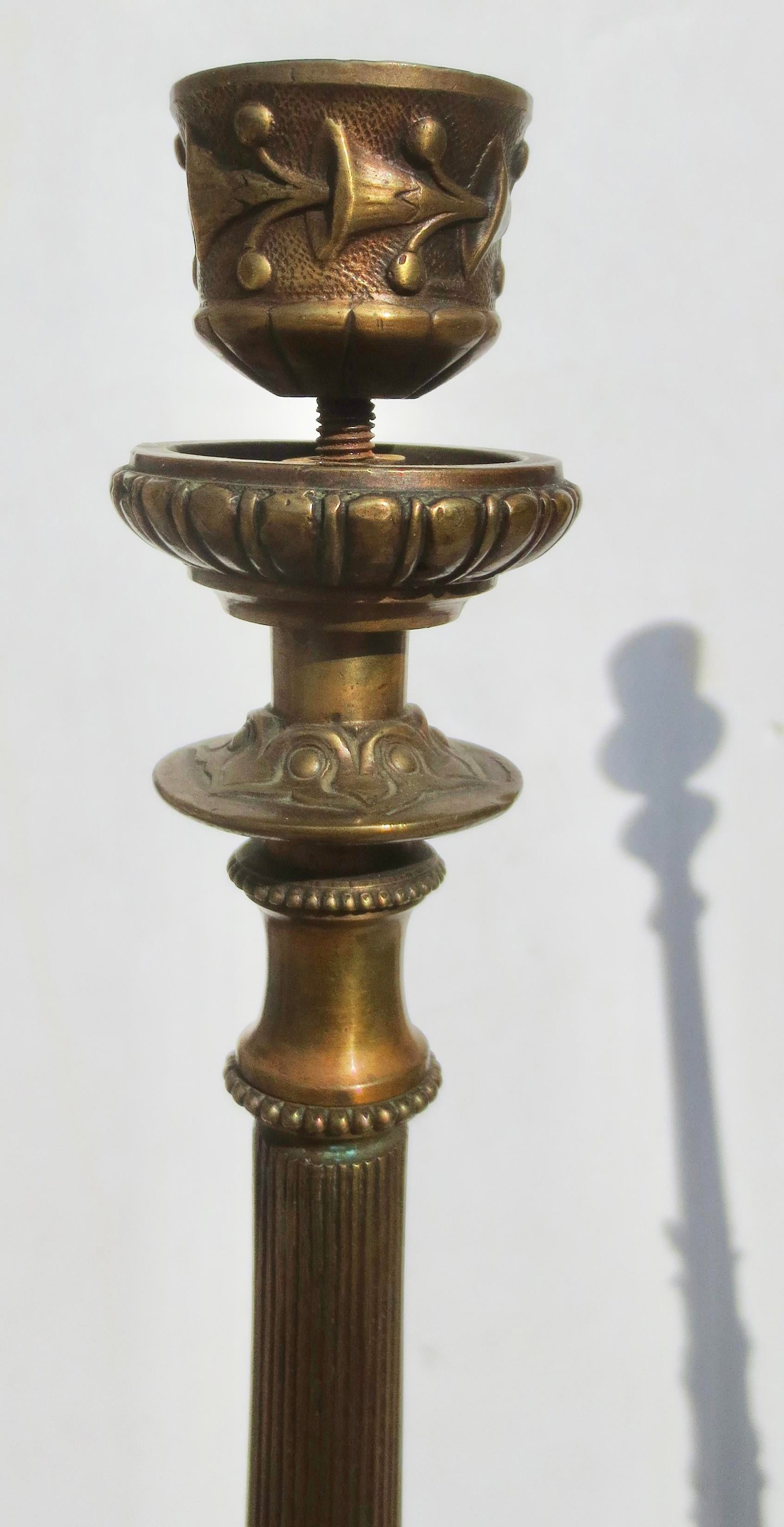French Empire Neo-Classical Candlesticks - A Pair of 2 - 8
