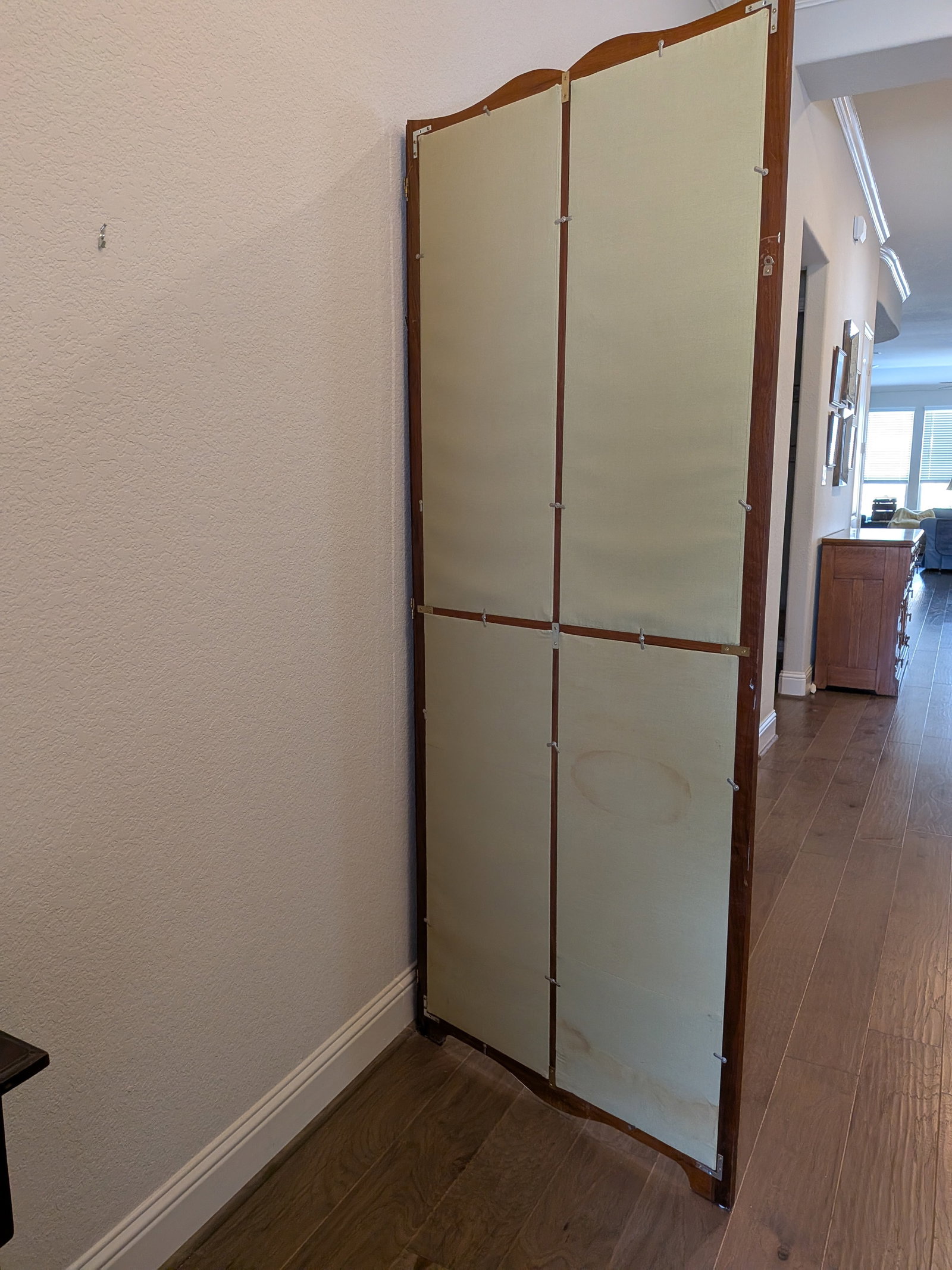 12 Days of Christmas Standing Floor Screen Handcrafted Vintage 1960s - 4