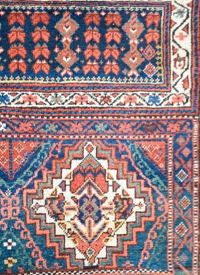 Early 20th Century Malayer Bag Face Rug - 10