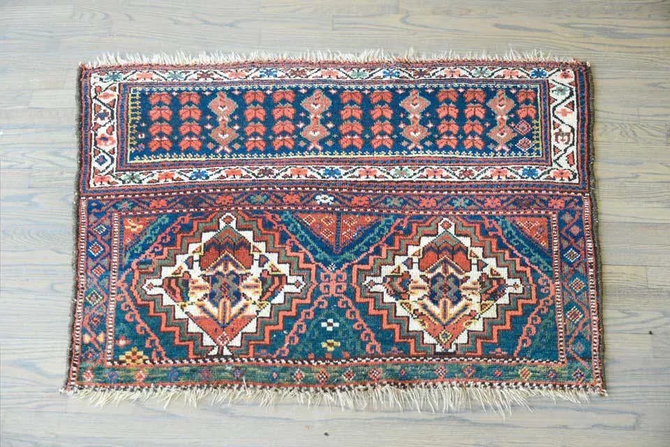 Early 20th Century Malayer Bag Face Rug - 12