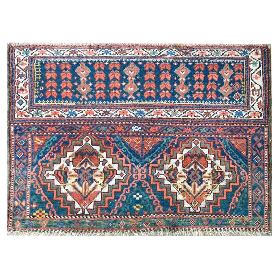 Early 20th Century Malayer Bag Face Rug - 2