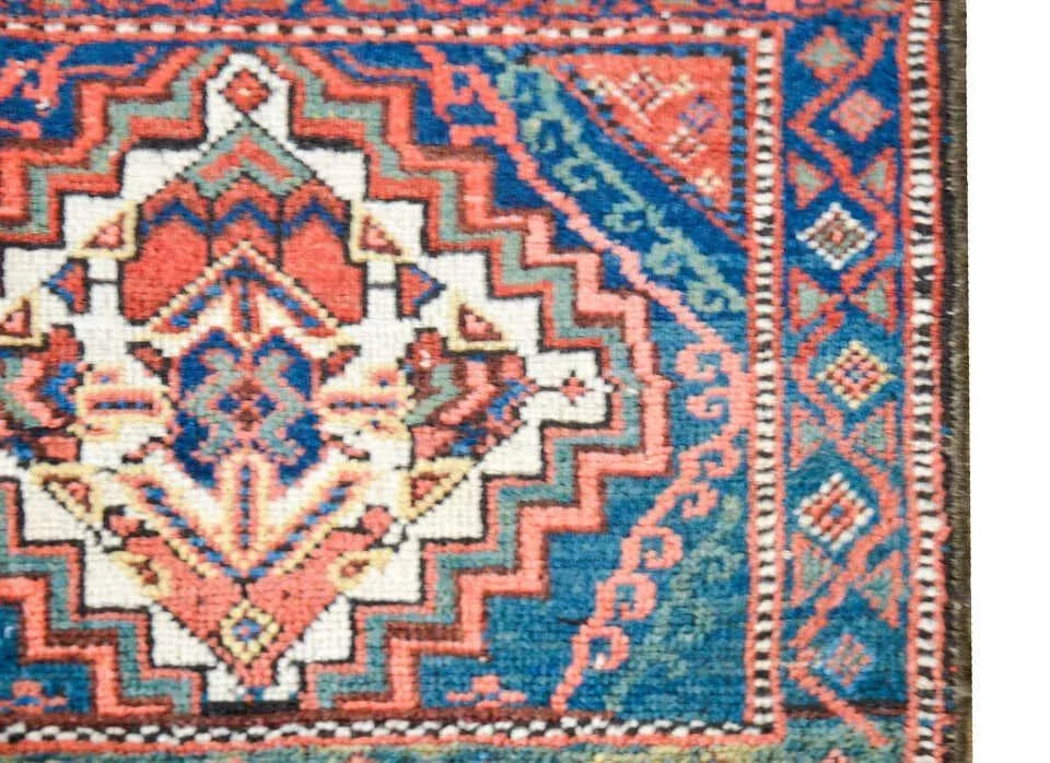 Early 20th Century Malayer Bag Face Rug - 7