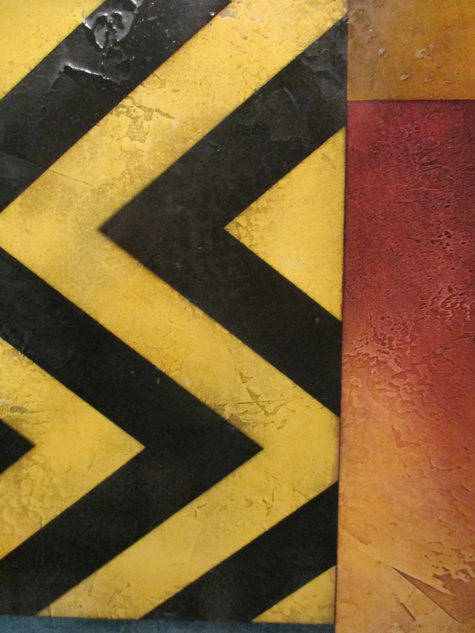 1996 "Patchwork" Gregg Robinson Modernist Geometric Abstract Painting - 3