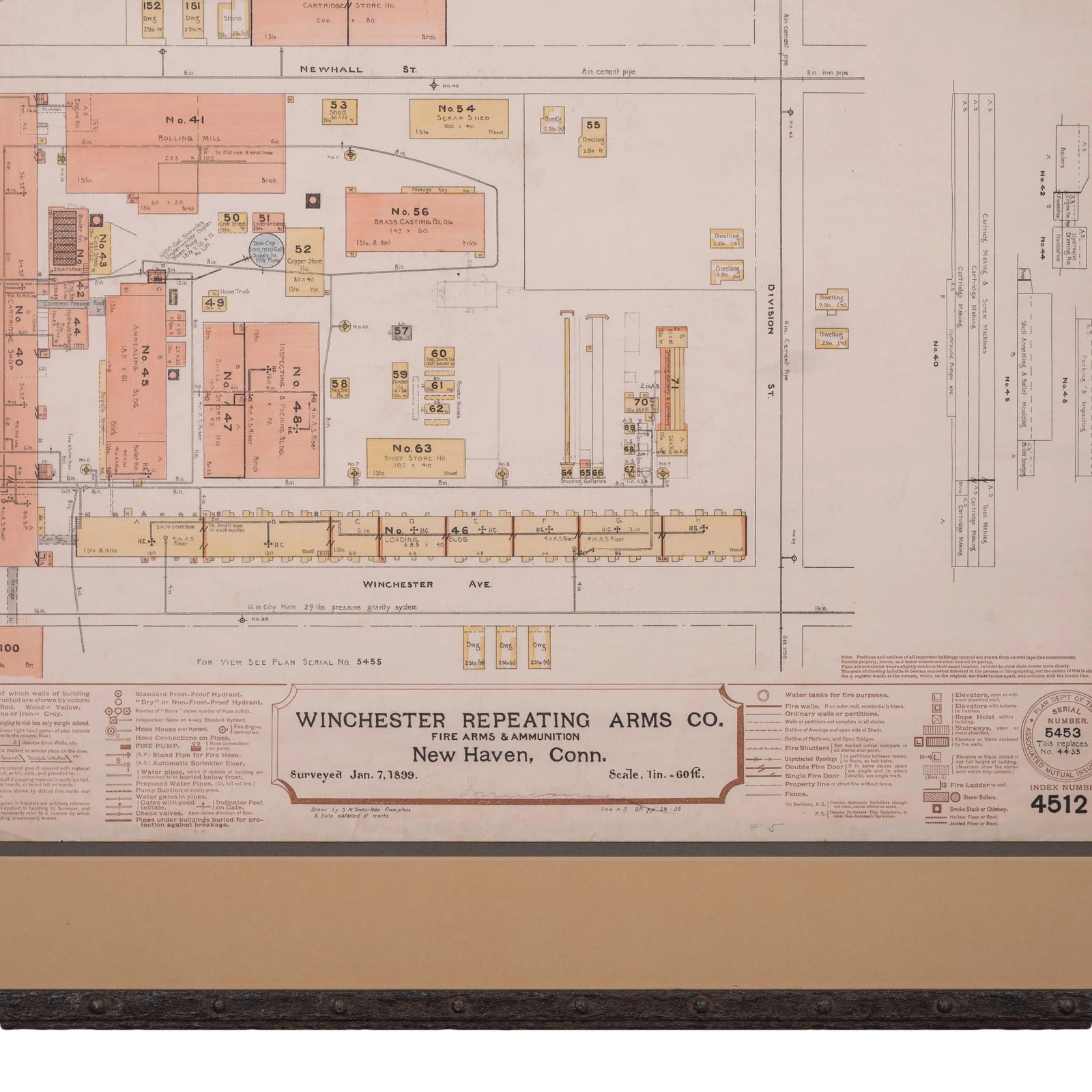 Winchester Repeating Arms Company Factory Survey, C.1899 - Set of 4 - 10
