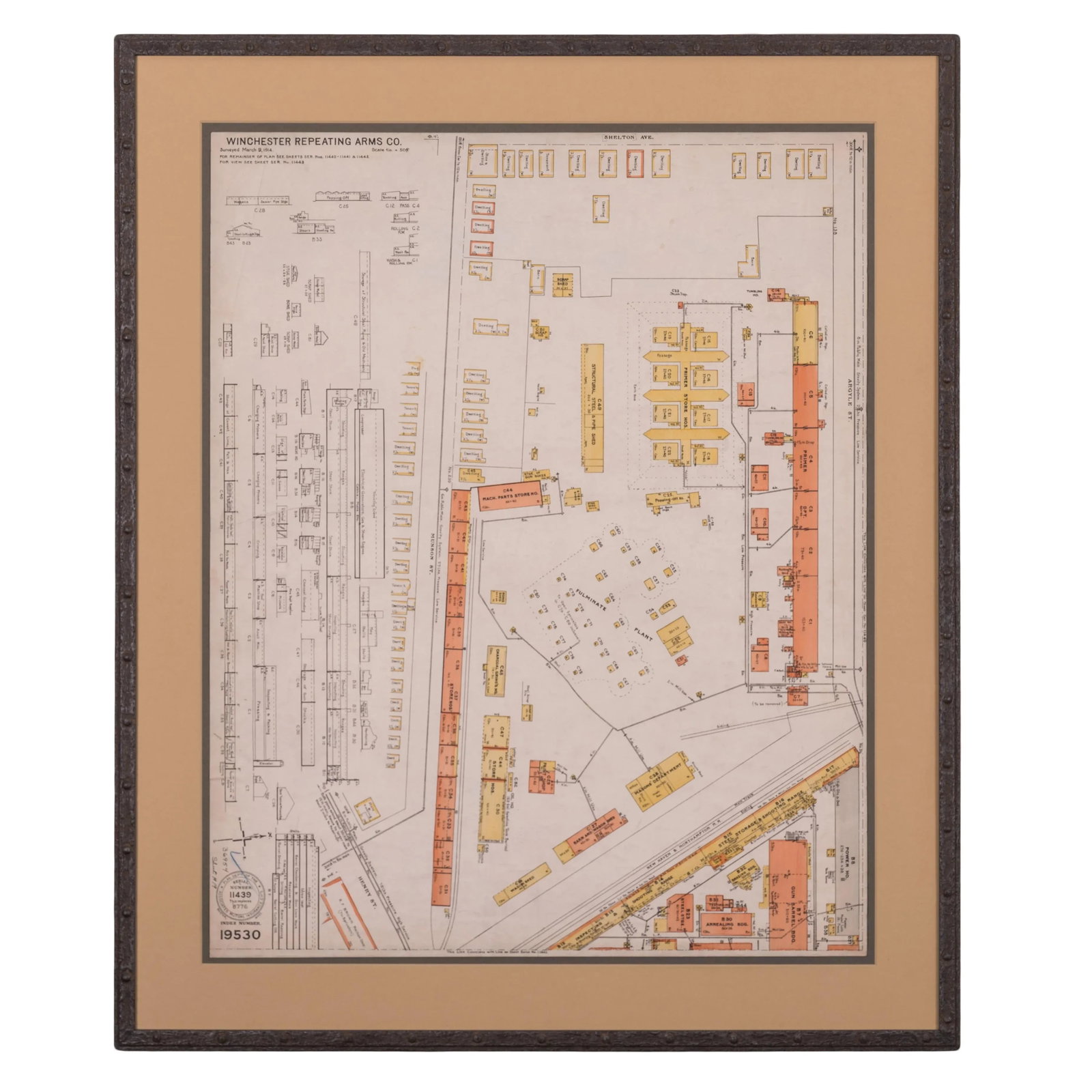 Winchester Repeating Arms Company Factory Survey, C.1899 - Set of 4 - 3