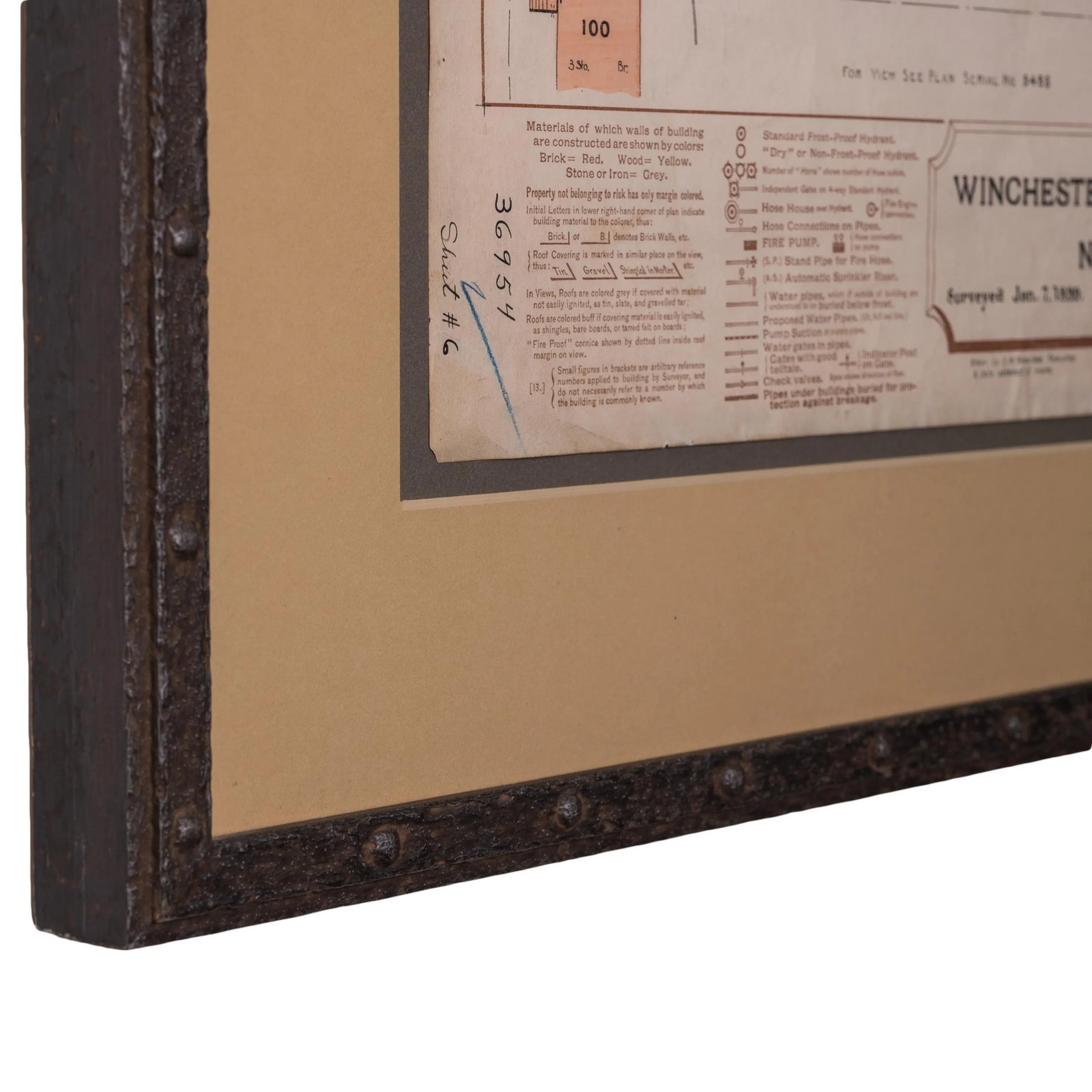 Winchester Repeating Arms Company Factory Survey, C.1899 - Set of 4 - 9