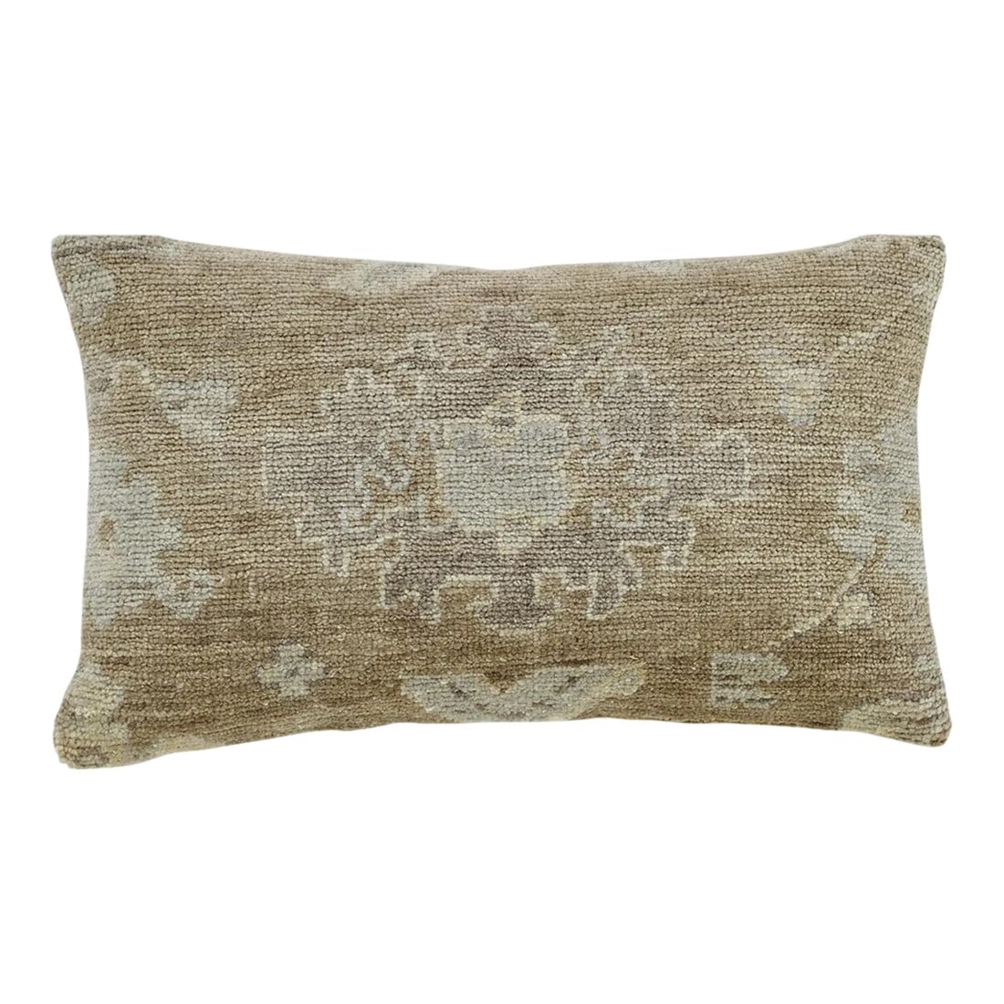 Modern Decorative Golden/Coffee Throw Pillow (1 of 4)