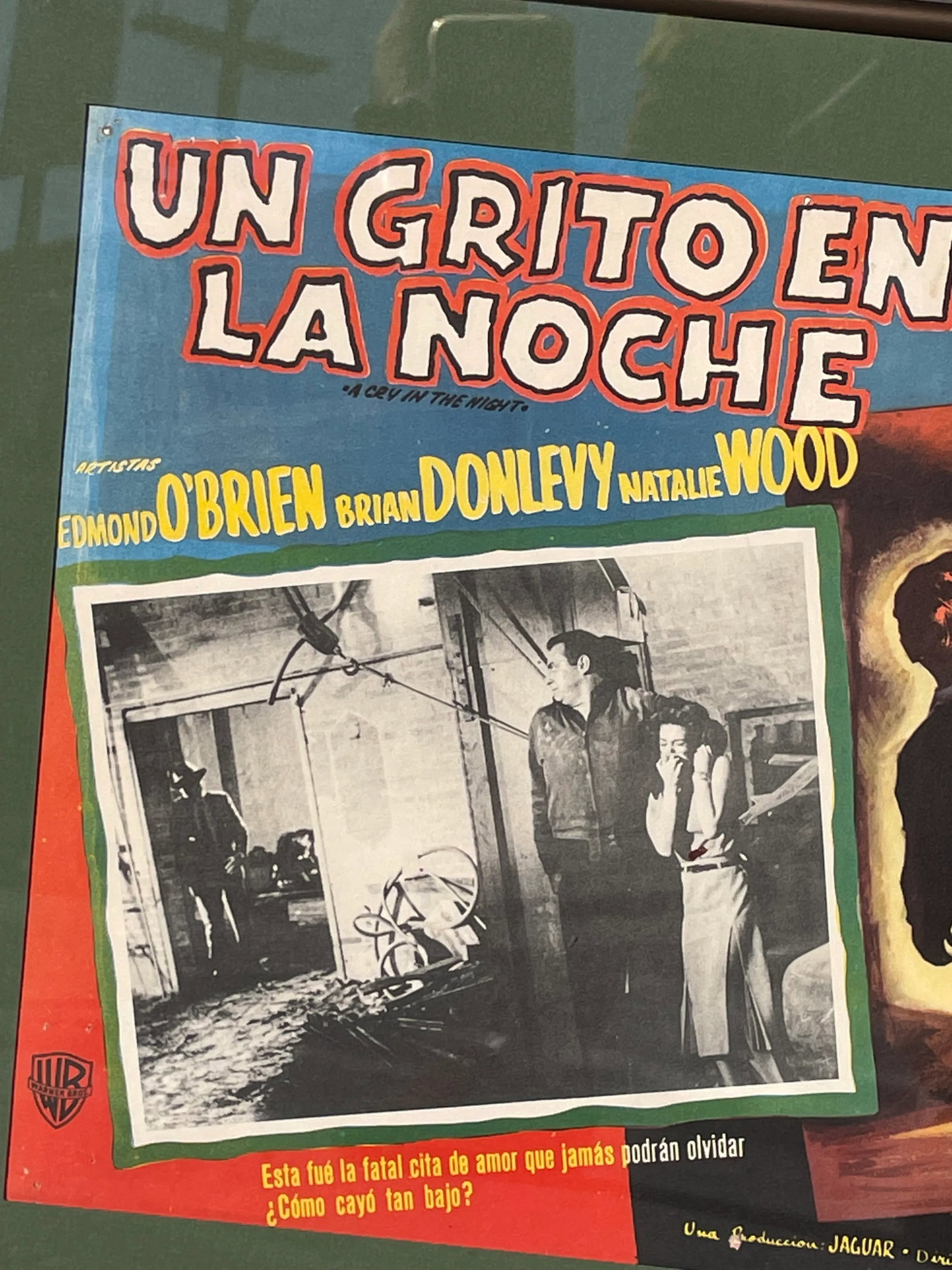 Vintage Mexican Movie Poster, Un Grito en La Noche, "A Cry in the Night" - 2