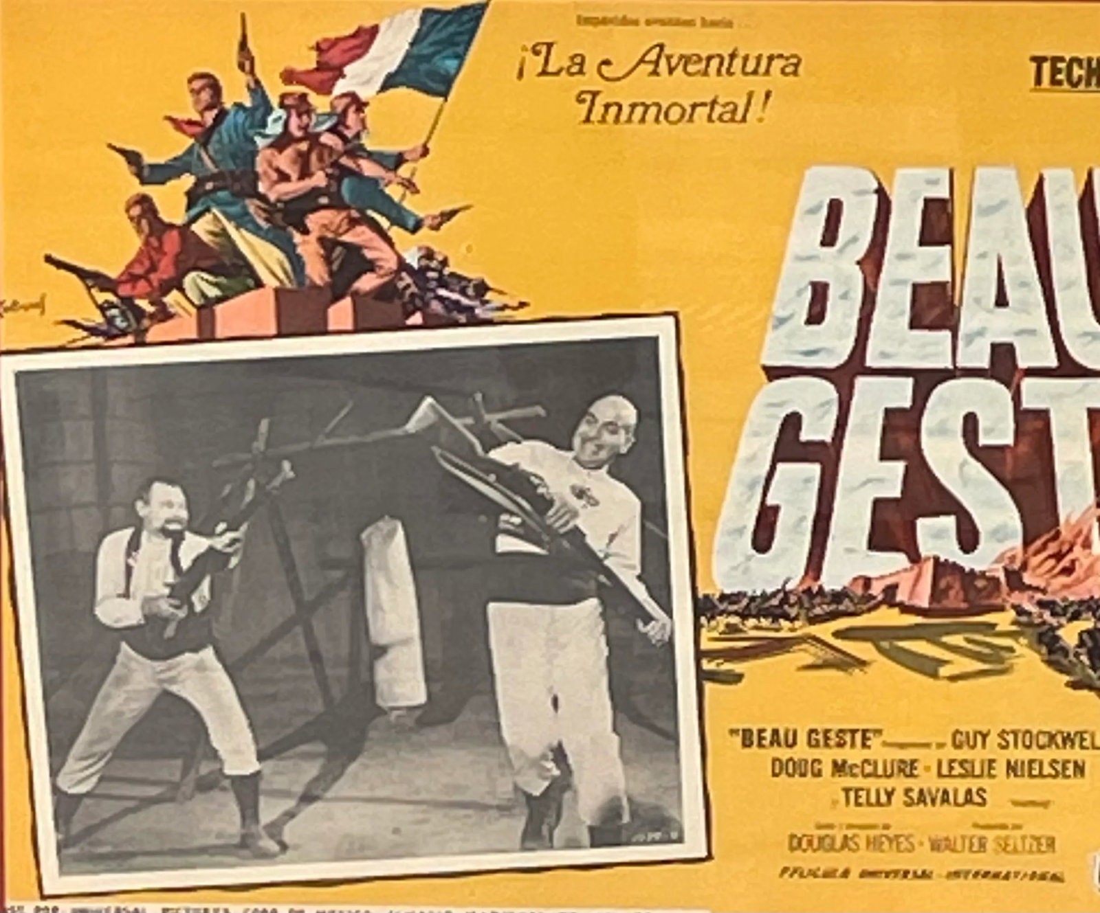 C. 1963 Mexican Lobby Card of Beau Geste - 2
