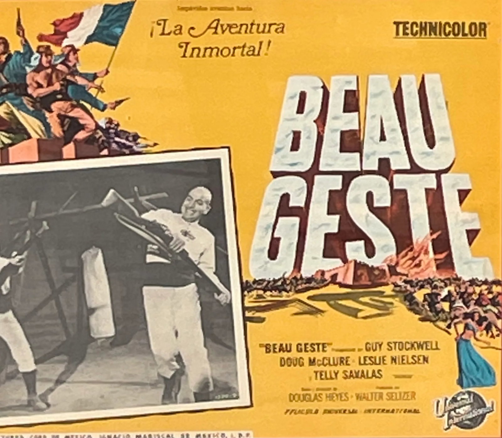 C. 1963 Mexican Lobby Card of Beau Geste - 3