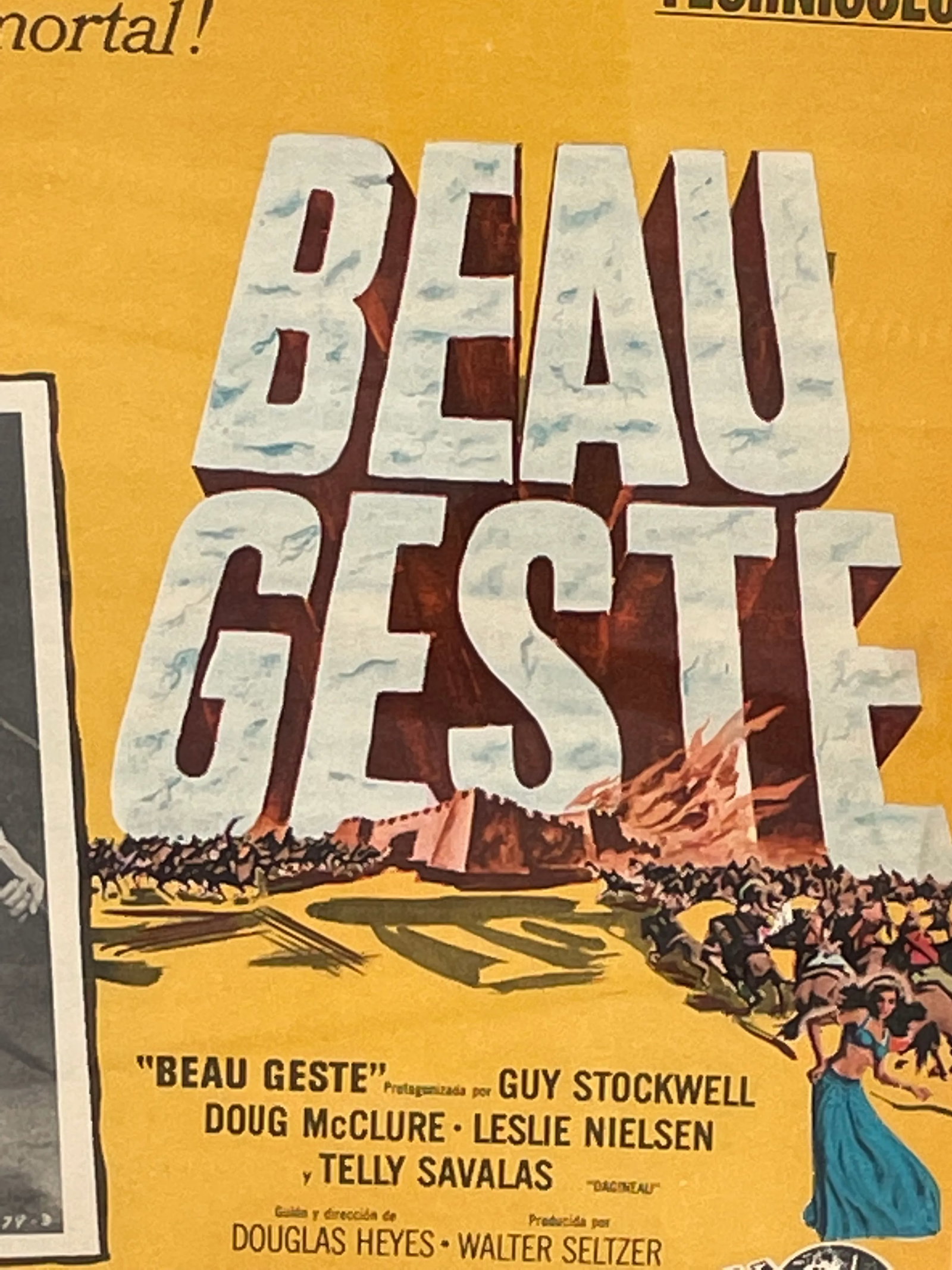 C. 1963 Mexican Lobby Card of Beau Geste - 4