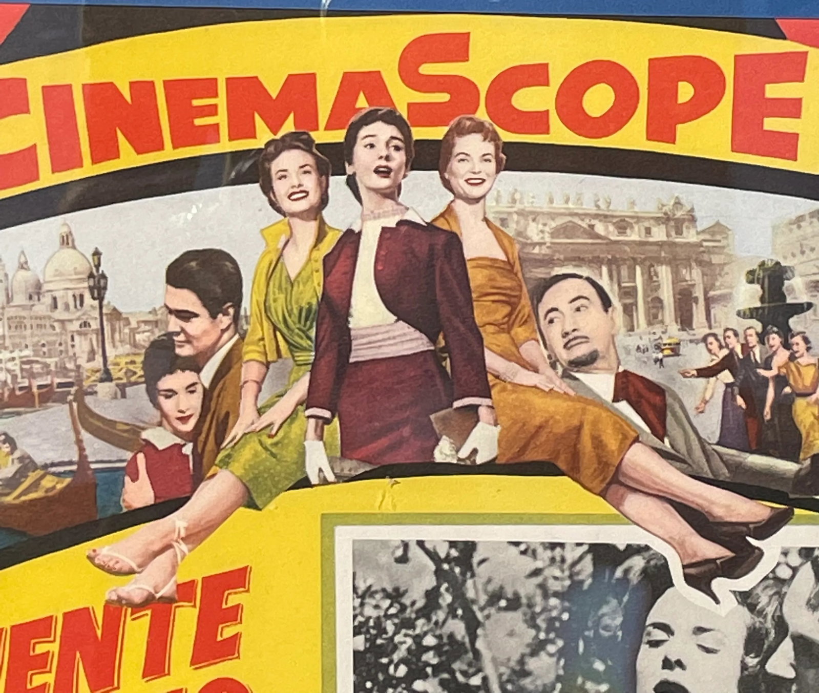 Mexican Movie Poster/Lobby Card of "La Fuente Del Deseo" Three Coins in the Fountain, C. 1954 - 2