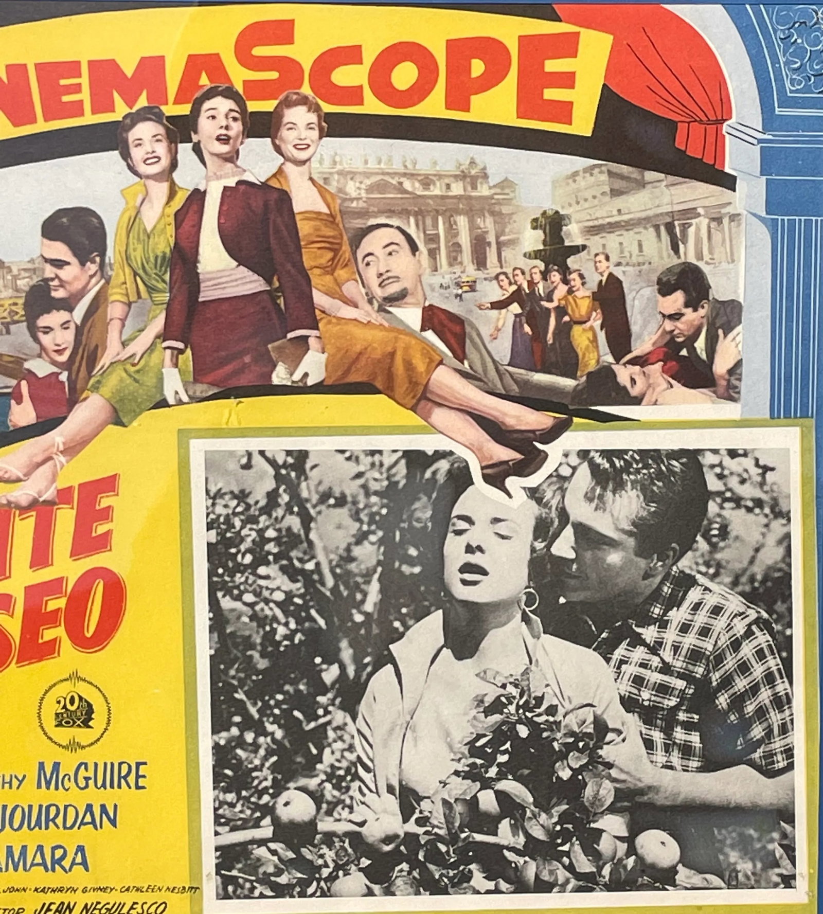 Mexican Movie Poster/Lobby Card of "La Fuente Del Deseo" Three Coins in the Fountain, C. 1954 - 4