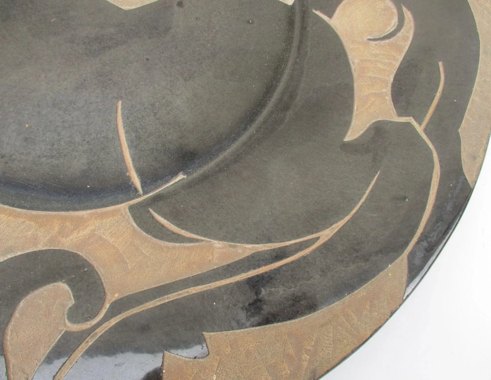 Art Brut Stoneware Horse Charger Circa 70s - 5