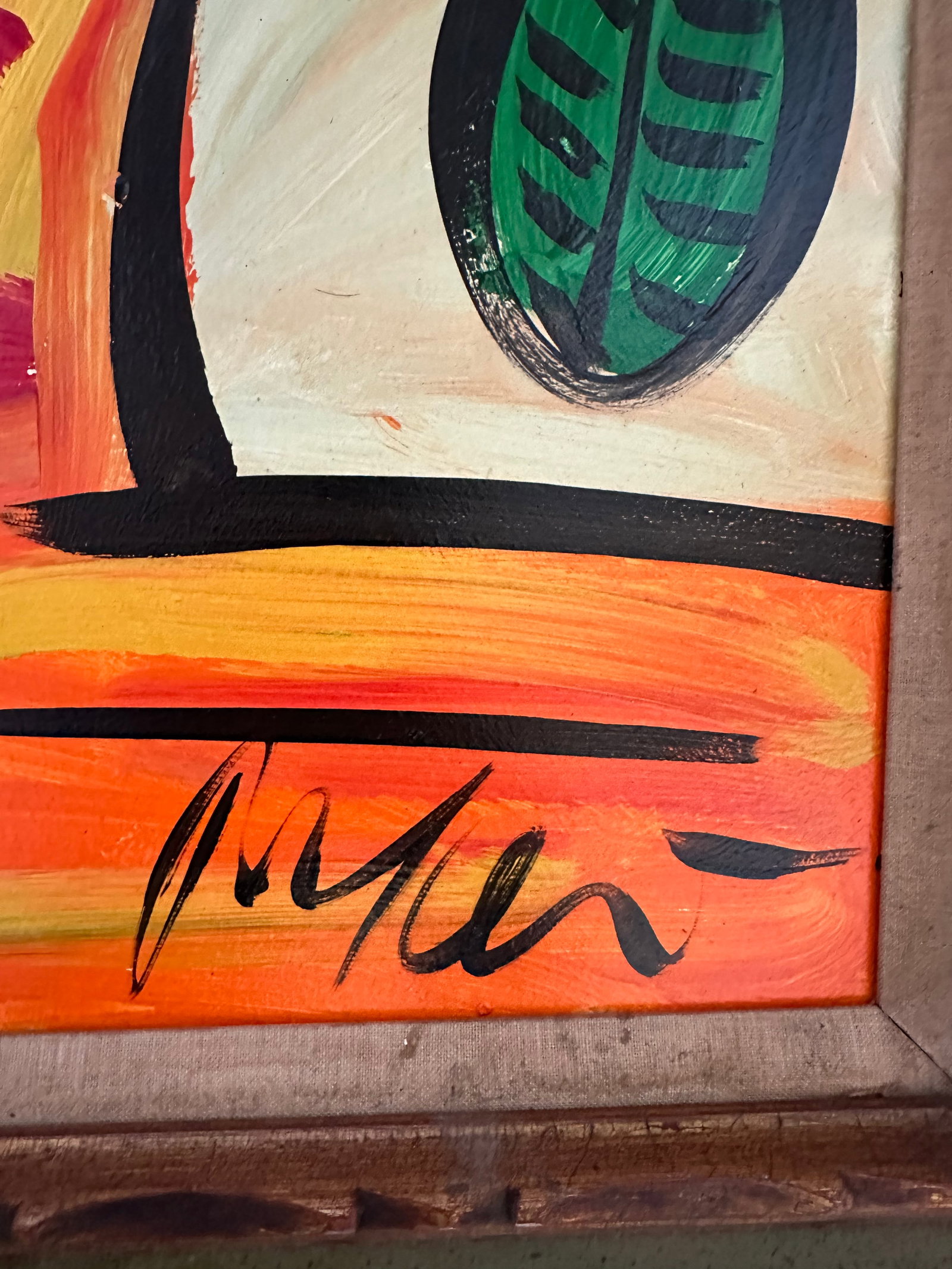 Peter Keil Painting Framed - 2