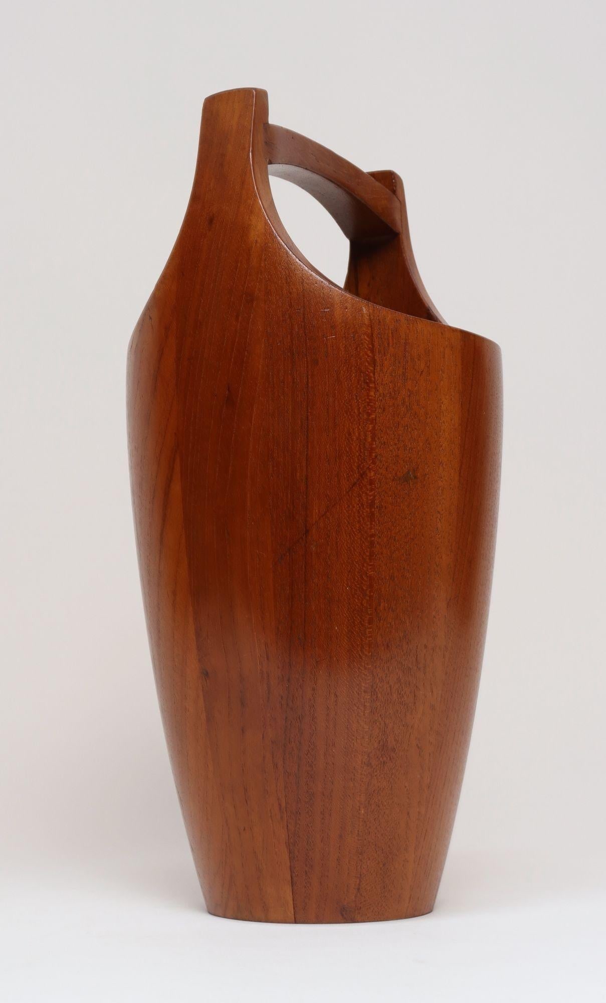 Danish Modern Staved Teak "Congo" Ice Bucket by Jens Quistgaard for Dansk - 2