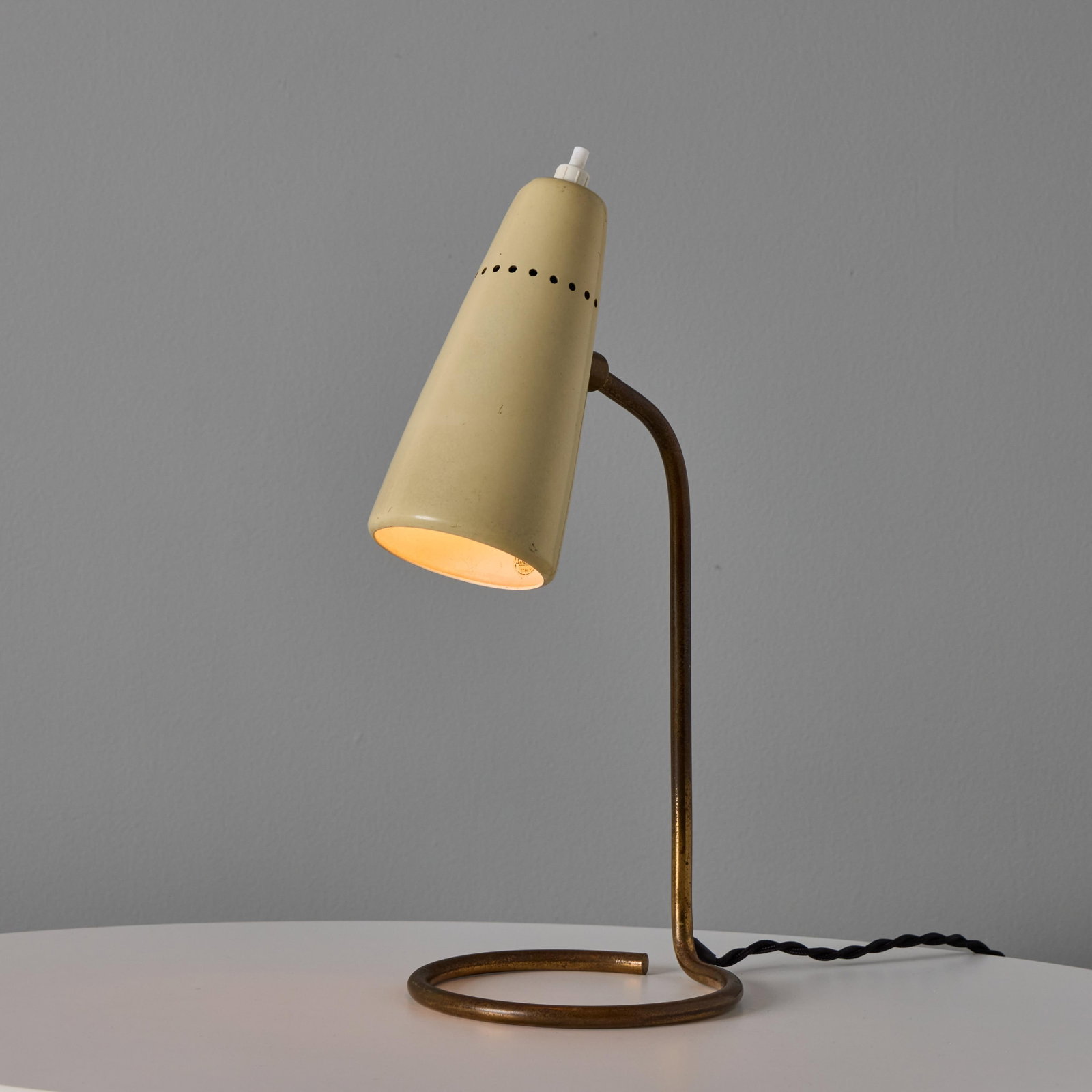 1950s Stilnovo Table Lamp With Original Yellow Label - 5