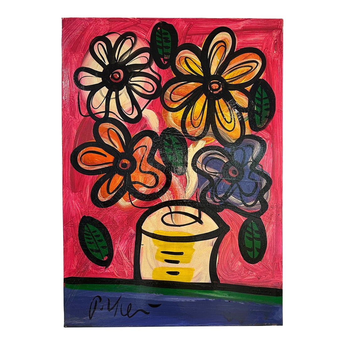 Flowers From Paris Original Painting by Artist Peter Keil (1 of 3)