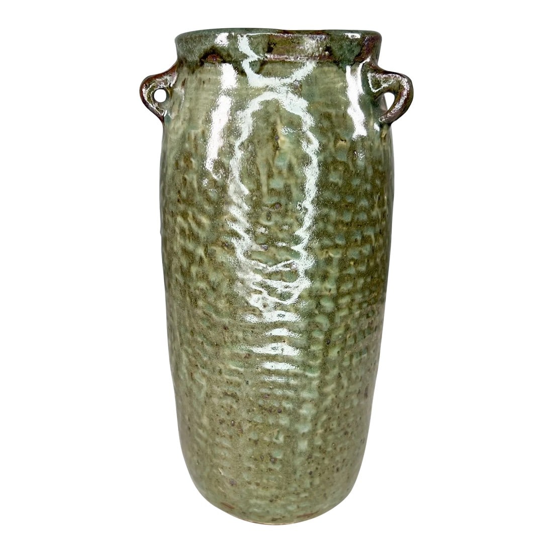 1970s Vivika & Otto Heino Studio Art Pottery Glazed Vase Ojai Calif (1 of 7)
