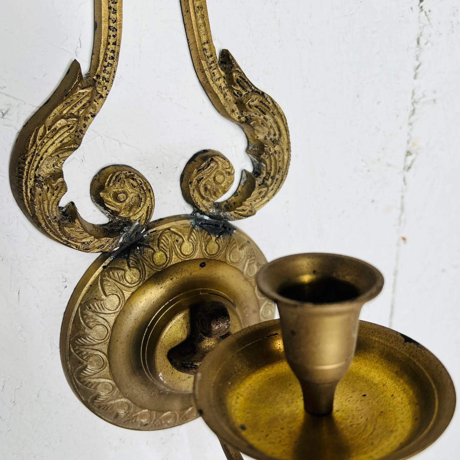 Art Deco Design Candle Sconces - a Pair - 10
