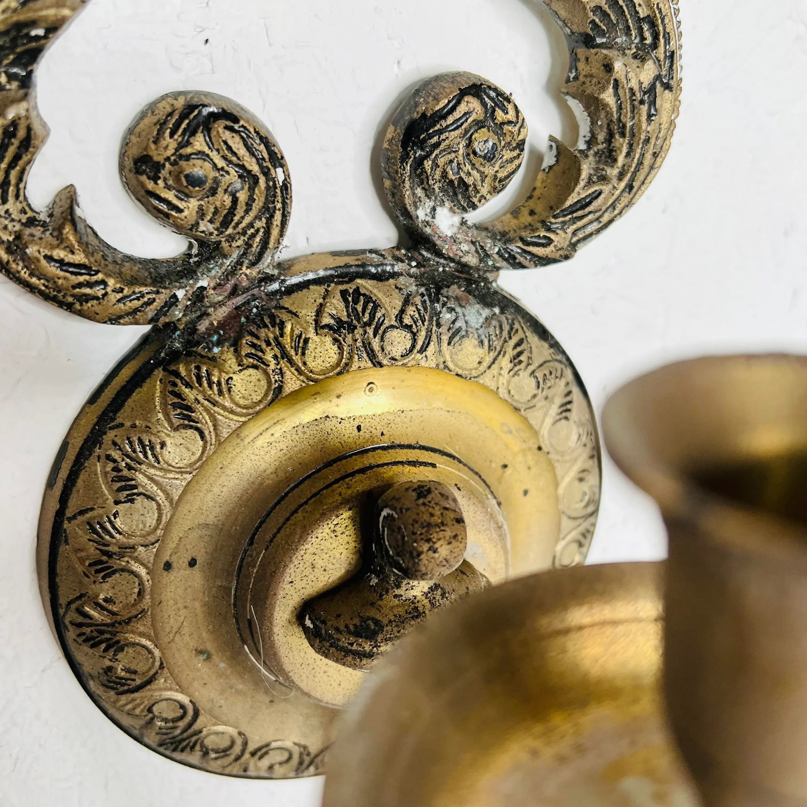 Art Deco Design Candle Sconces - a Pair - 9