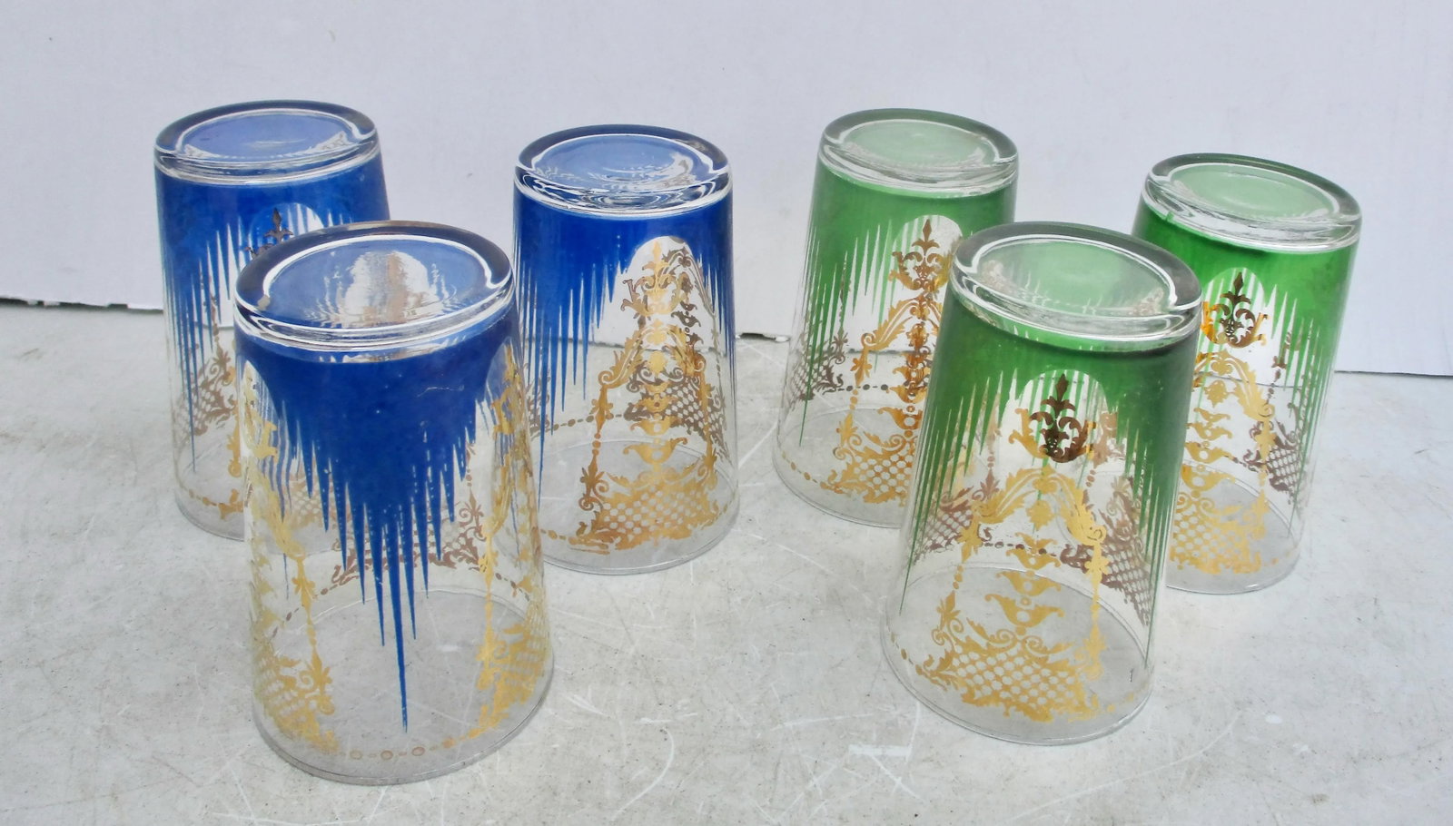 Moroccan Tea Glasses Vintage 50s-Set of 6 - 5
