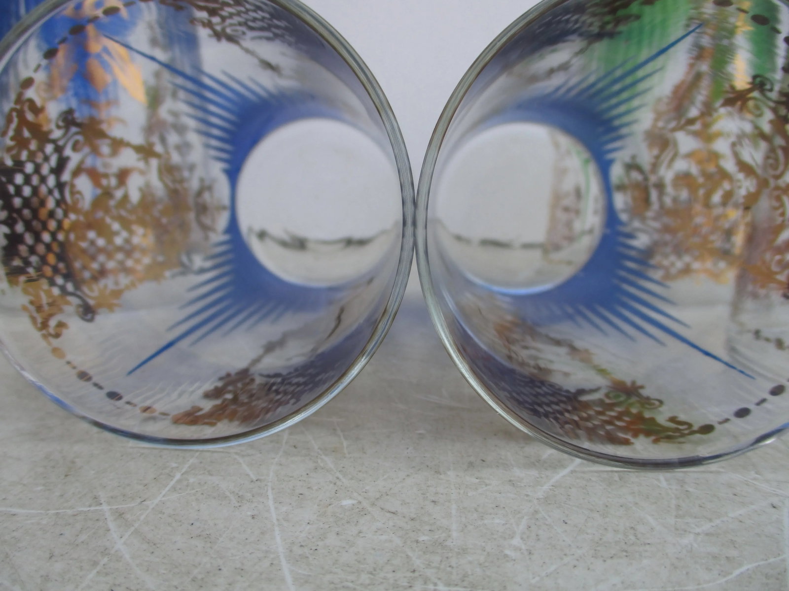 Moroccan Tea Glasses Vintage 50s-Set of 6 - 6