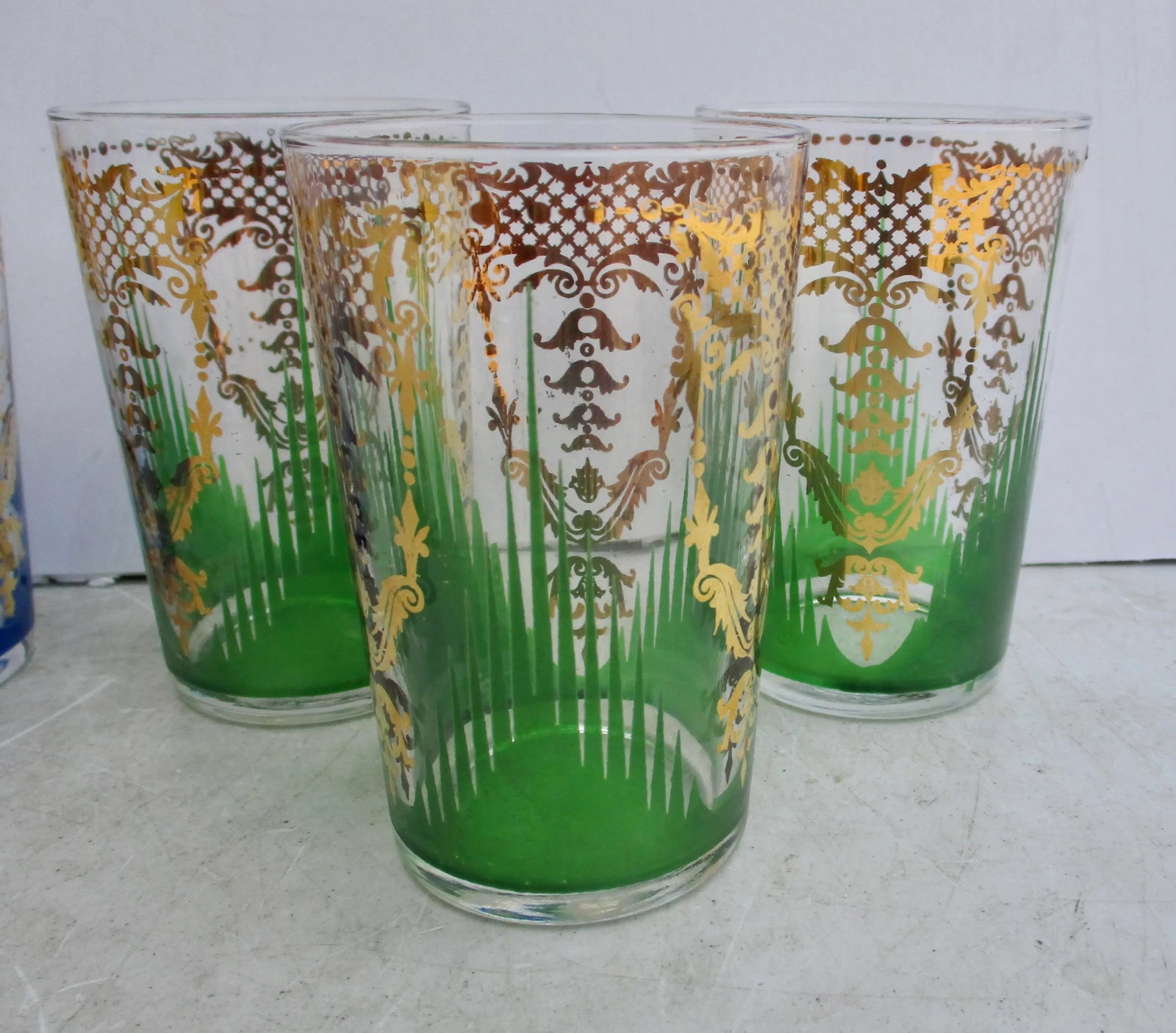 Moroccan Tea Glasses Vintage 50s-Set of 6 - 7
