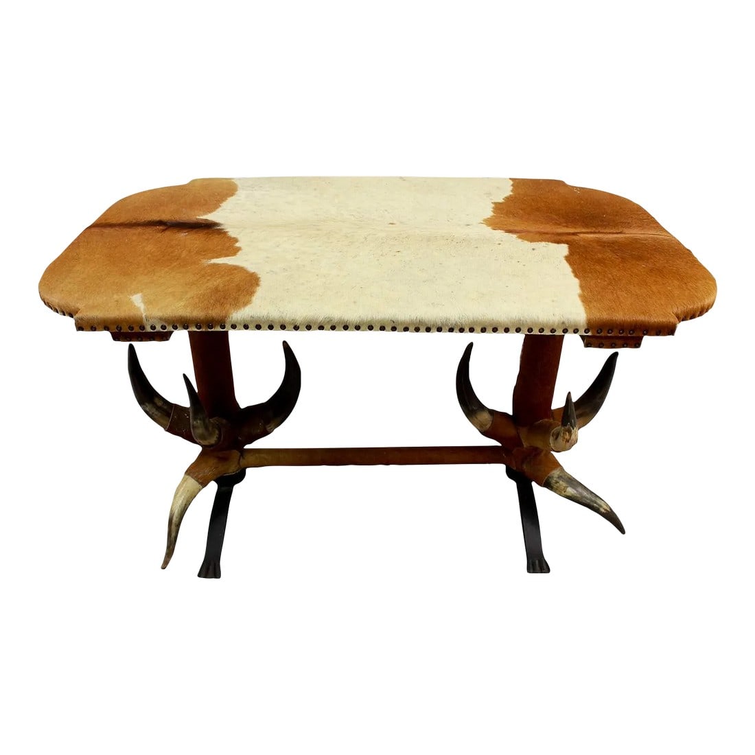 Antique Bull Horn Table Ca. 1870 (1 of 5)