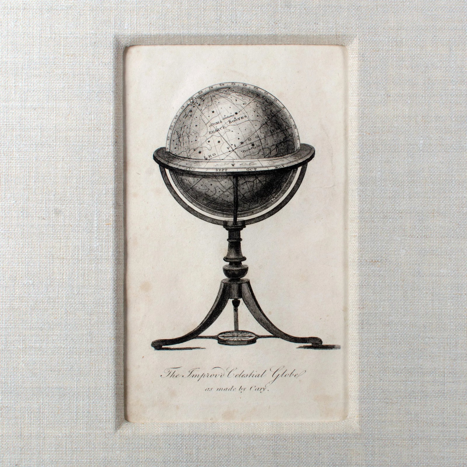 Cary Celestial Globe Antique Print - 2