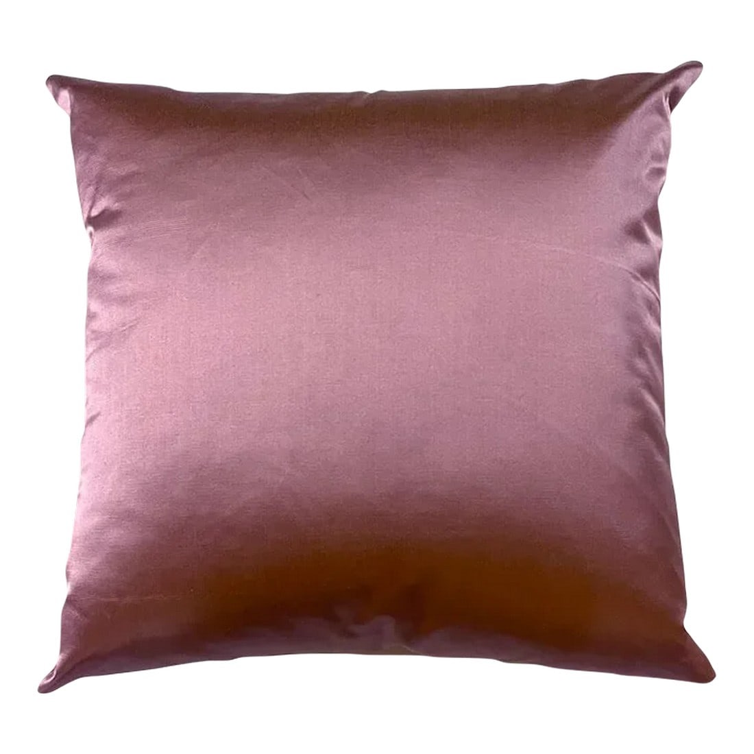 American Pink Silk Contemporary Square Pillow by Arlene Angard (1 of 5)