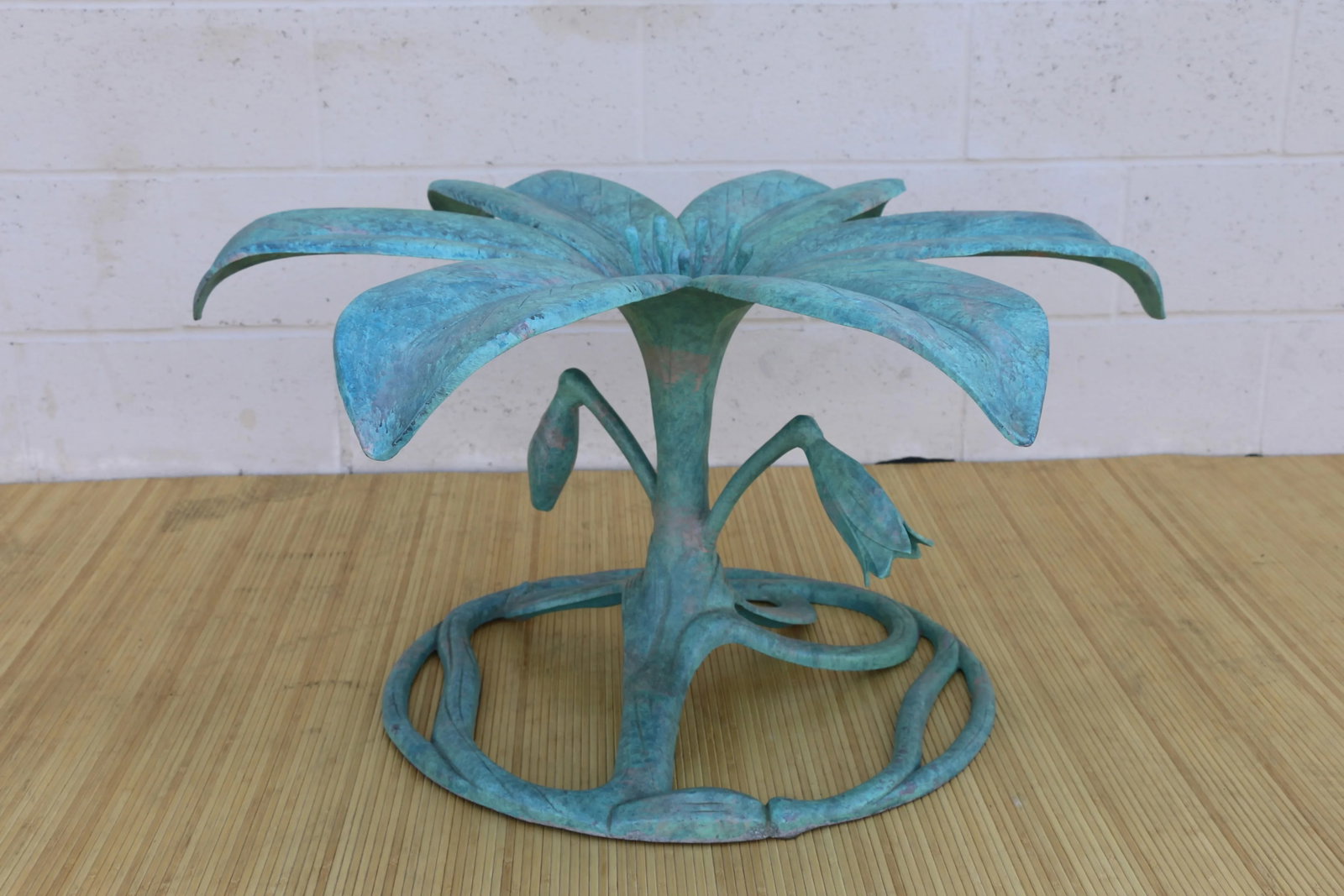 Mid-Century Hollywood Regency Lily Coffee Table by Arthur Court - 4