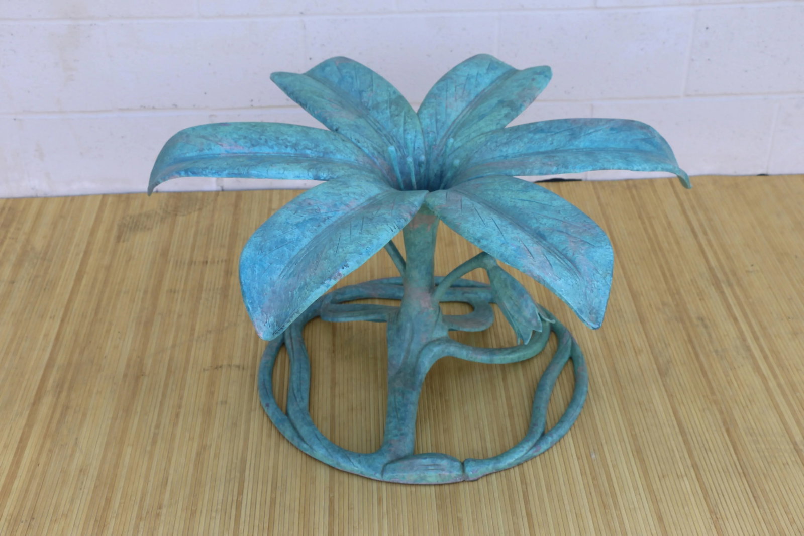 Mid-Century Hollywood Regency Lily Coffee Table by Arthur Court - 5