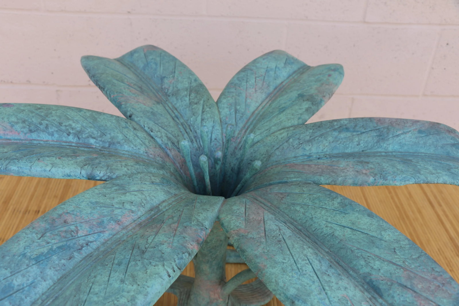 Mid-Century Hollywood Regency Lily Coffee Table by Arthur Court - 7