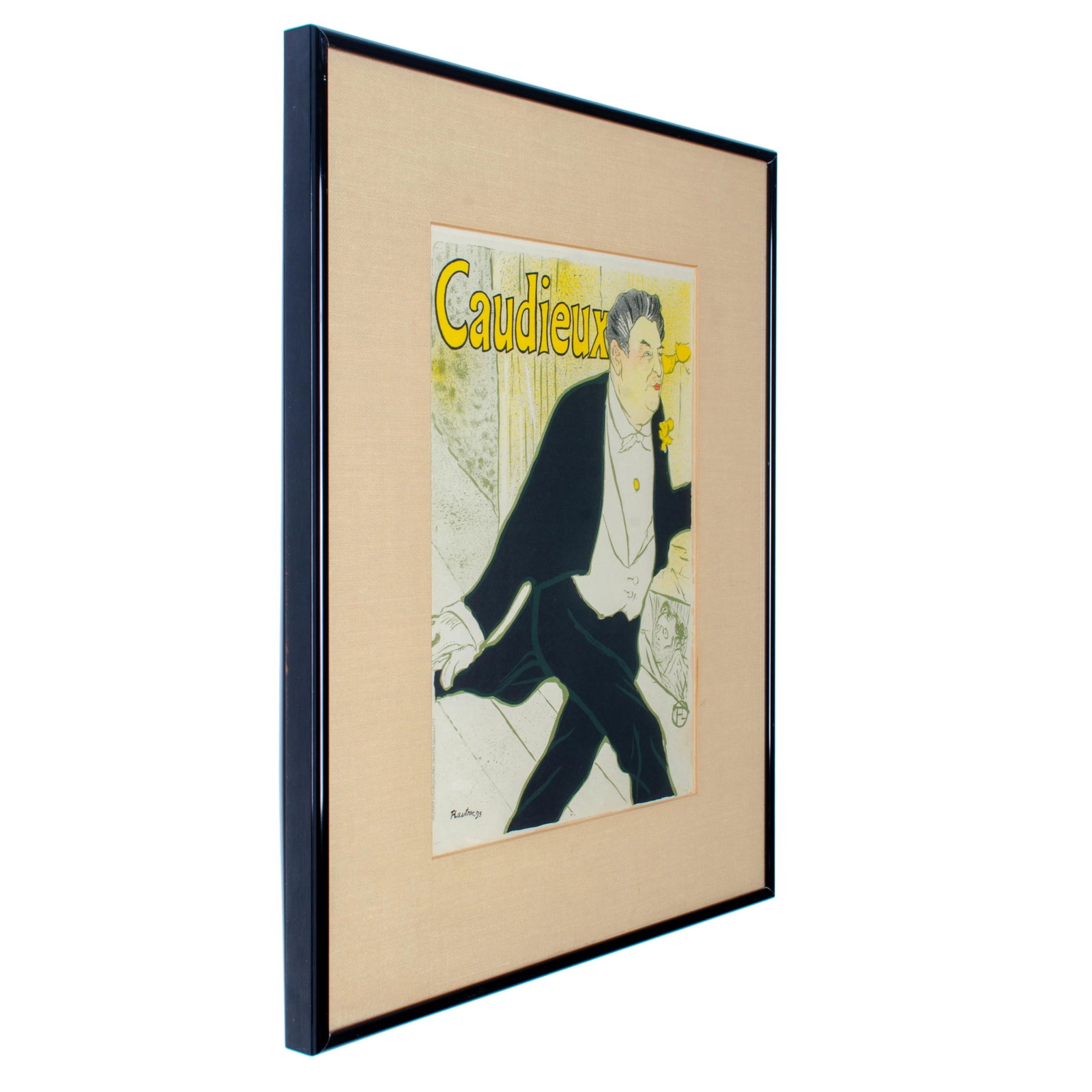 1950s Art Nouveau Lithograph of Caudieux by Toulouse-Lautrec - 2