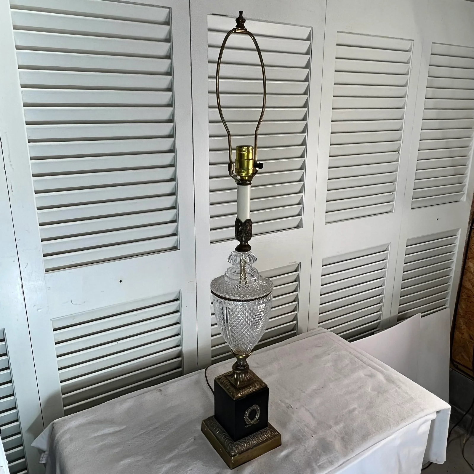 Mid Century Neoclassical Style Lamp - 3