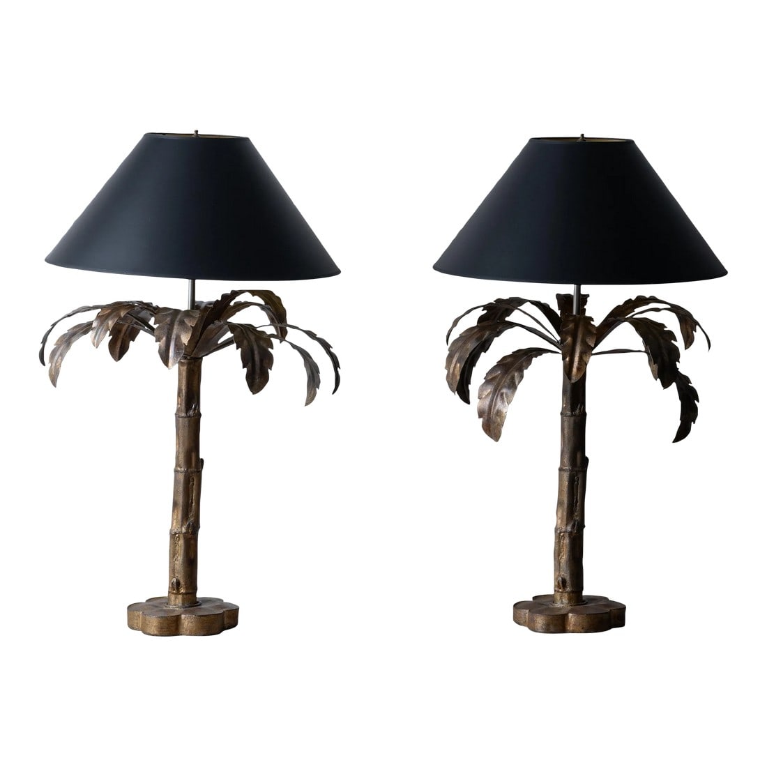 Niermann Weeks Palm Tree Table Lamps - a Pair (1 of 9)