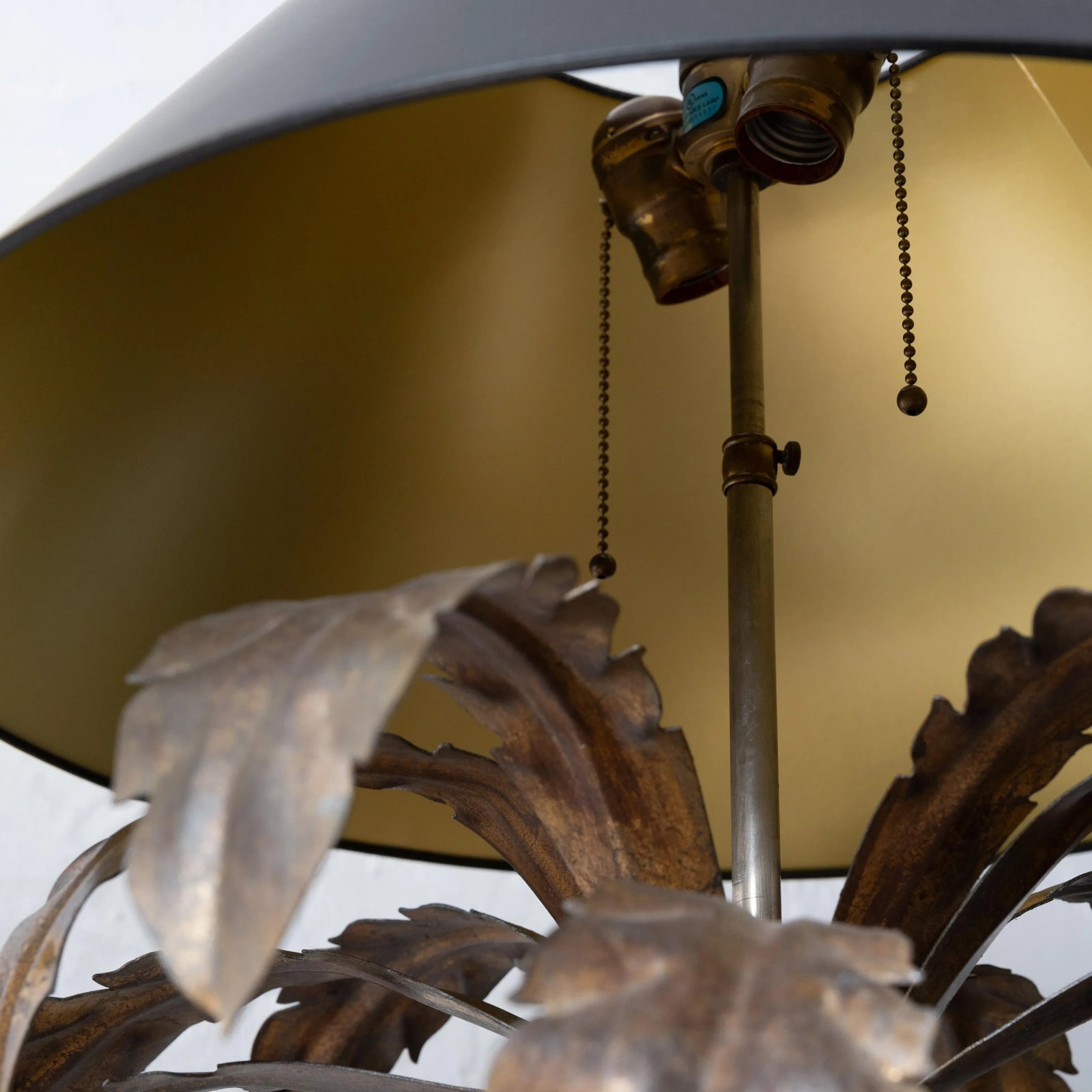 Niermann Weeks Palm Tree Table Lamps - a Pair - 6