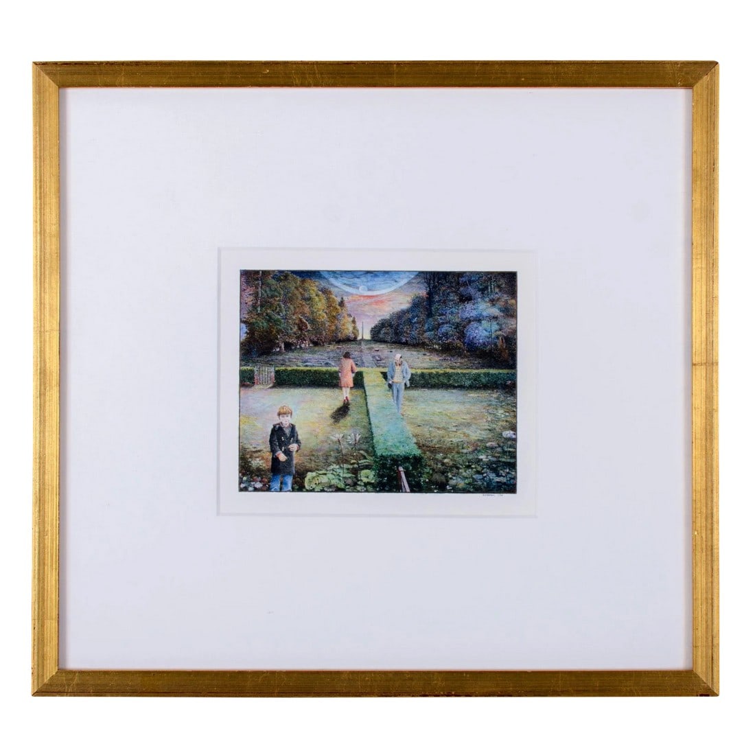 1980s Robert Bates Surreal Miniature Painting (1 of 5)