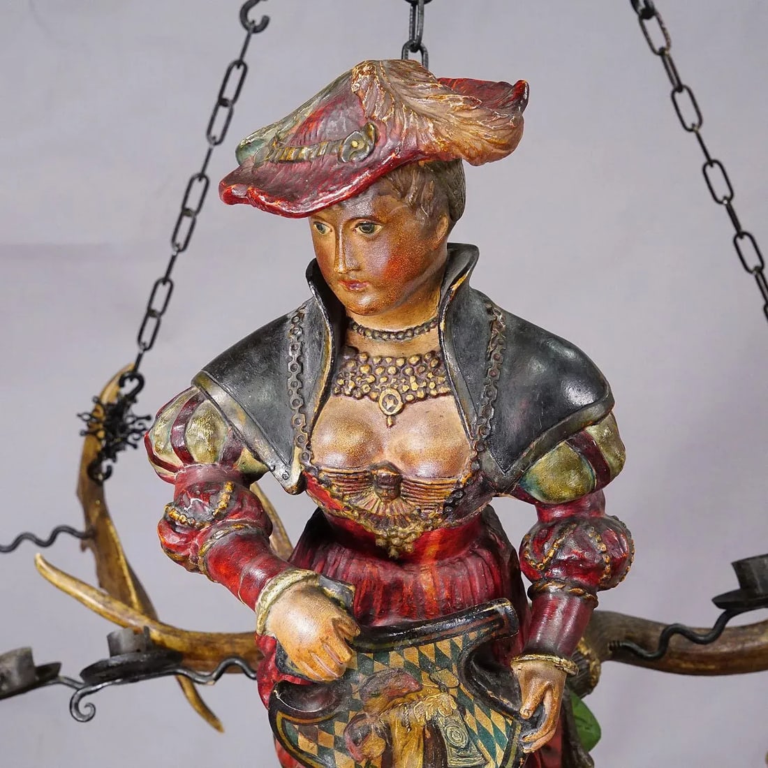 Antique Lusterweibchen of a Patrician Lady Ca. 1900 - 10