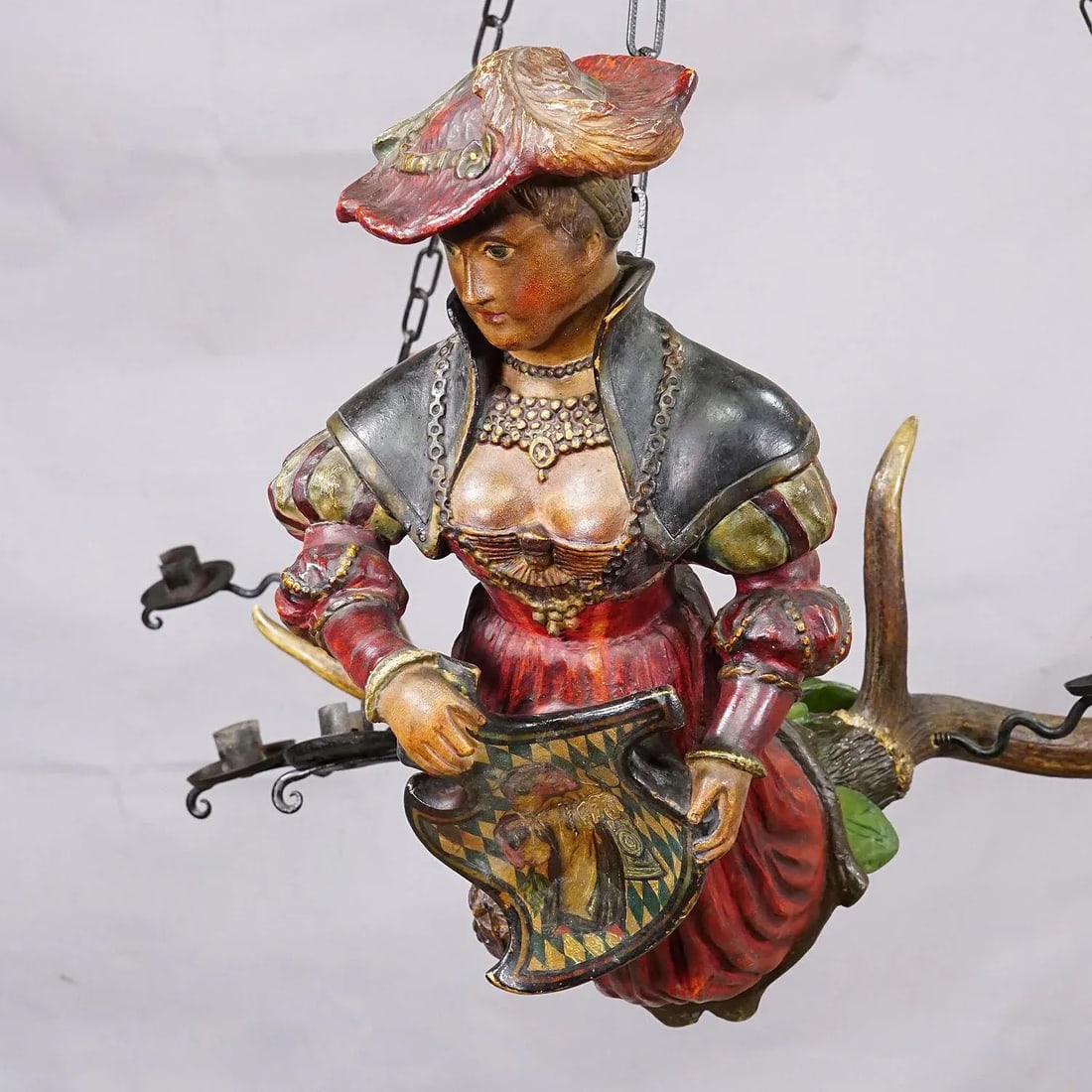Antique Lusterweibchen of a Patrician Lady Ca. 1900 - 3
