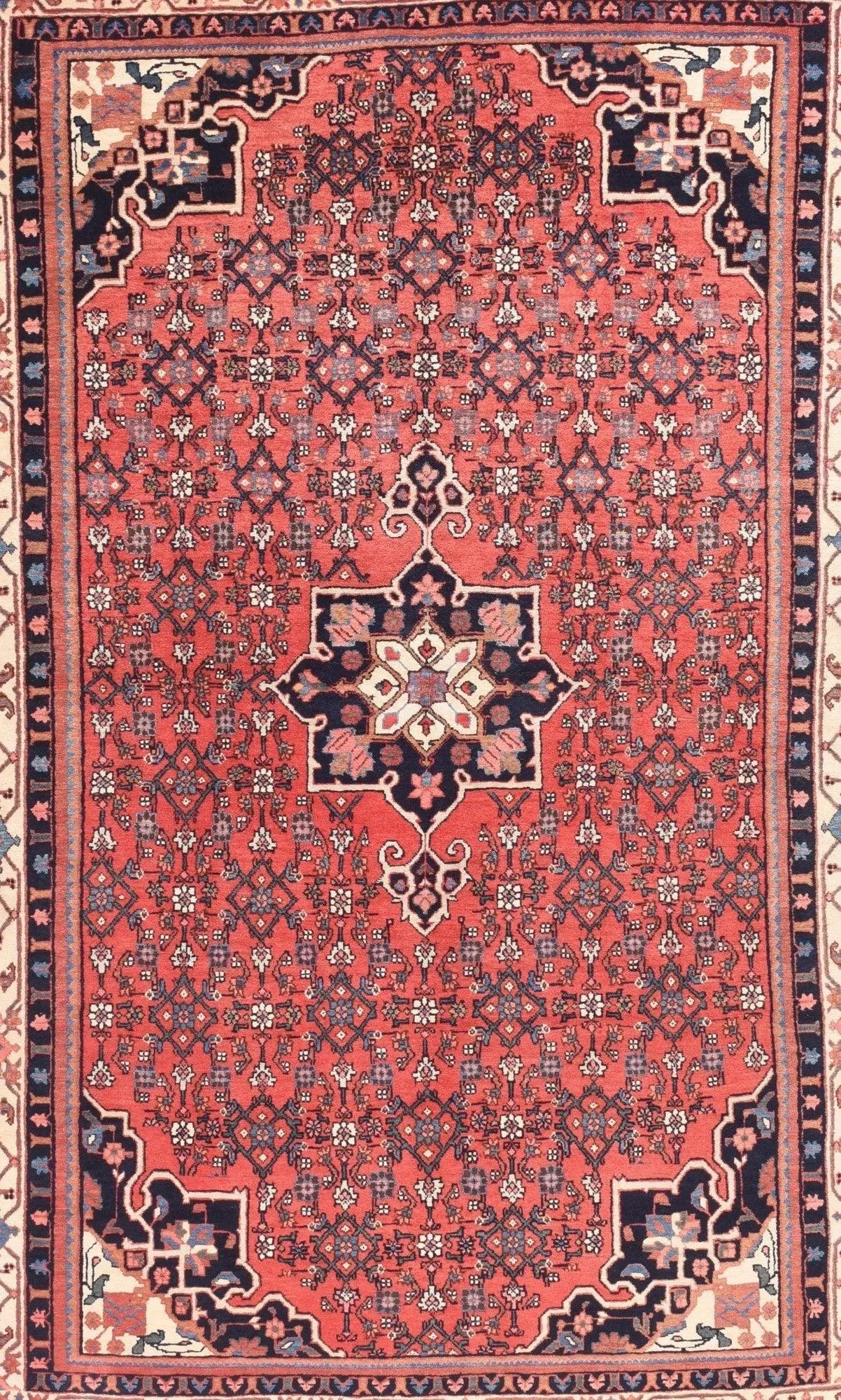 Vintage Bidjar Rug 4'11'' x 8'3'' - 3