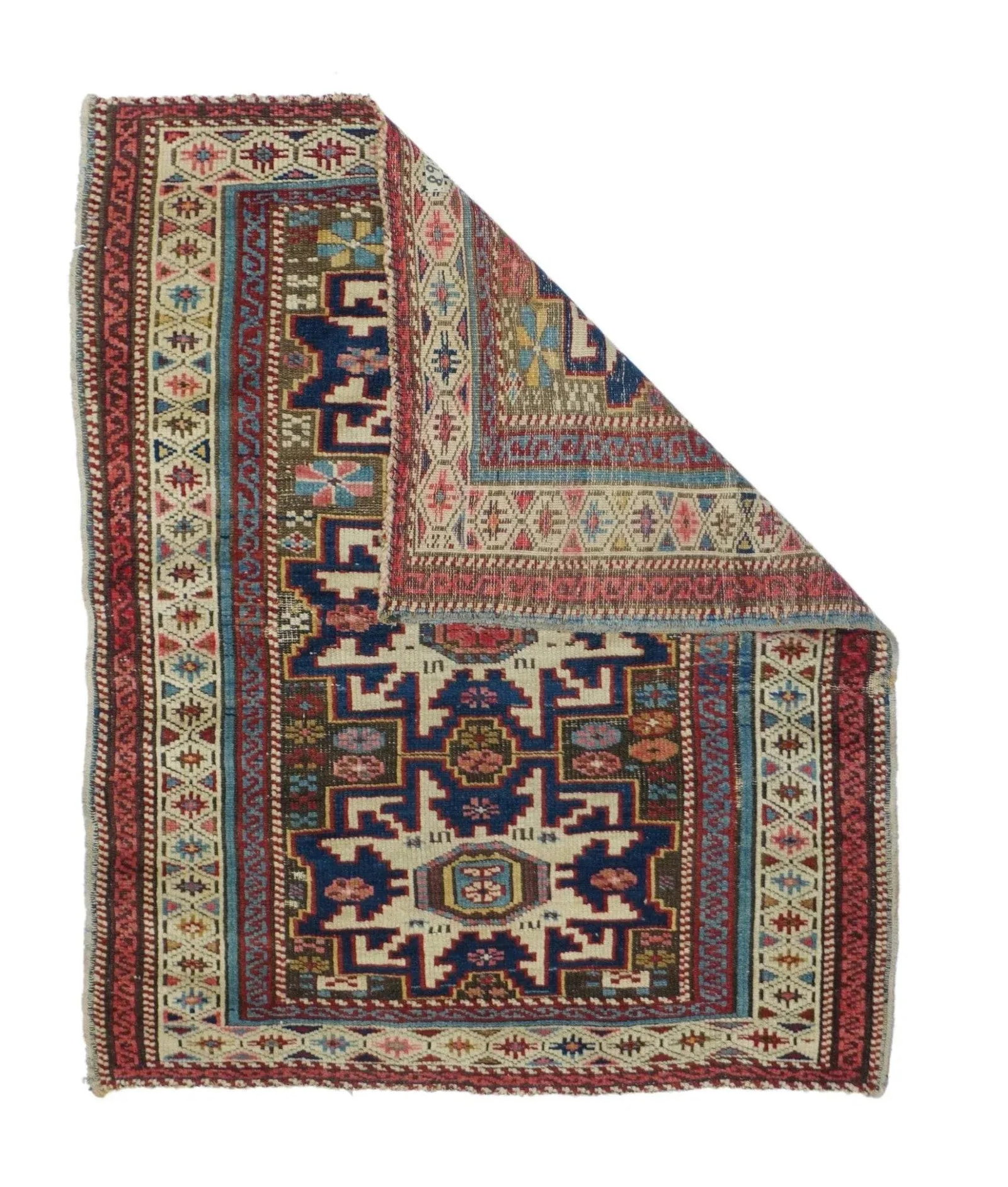 Antique Shirvan Rug 2'7'' x 3'2'' - 4