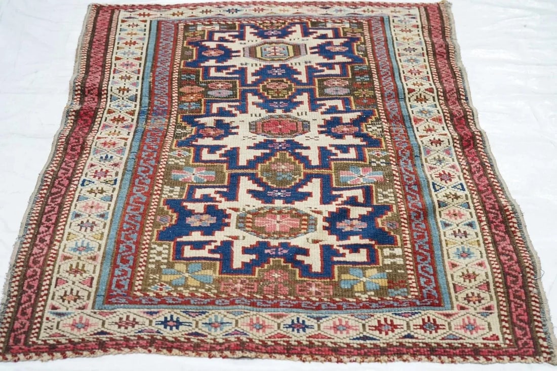 Antique Shirvan Rug 2'7'' x 3'2'' - 9
