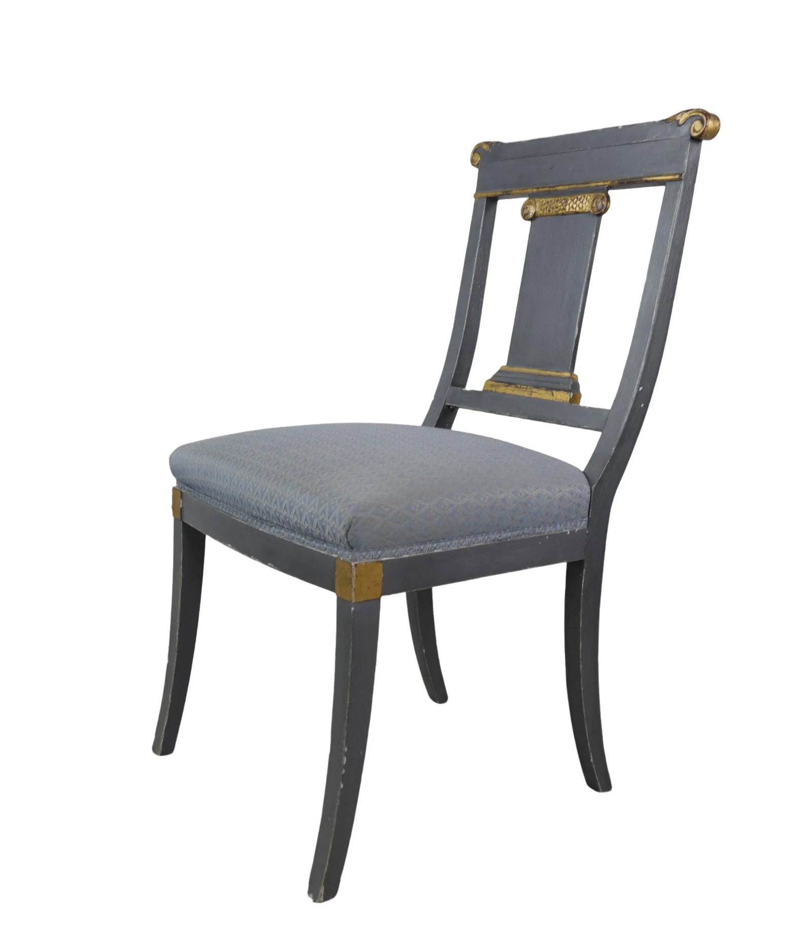 Vintage Handcrafted French Empire-Style Chair - 6