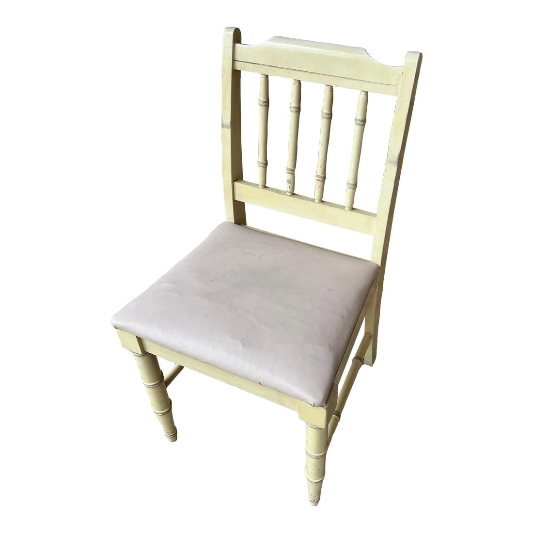 Vintage 1970s Bamboo Chair: Up for consideration is a light colored bamboo chair with a cushion. This would look lovely in your home and is a great find for the interior design enthusiast. Please check out my other listings!