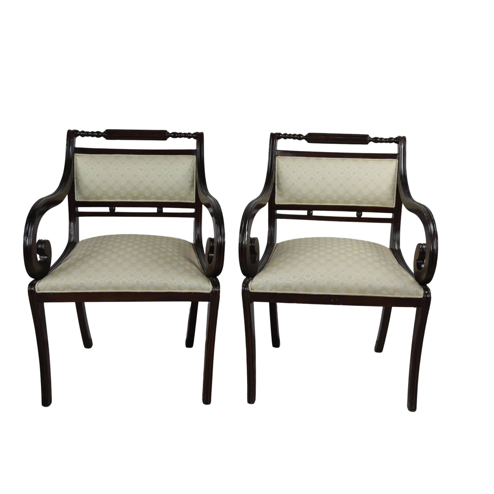 Pair of Vintage Early 19th Century Regency Armchair - 2