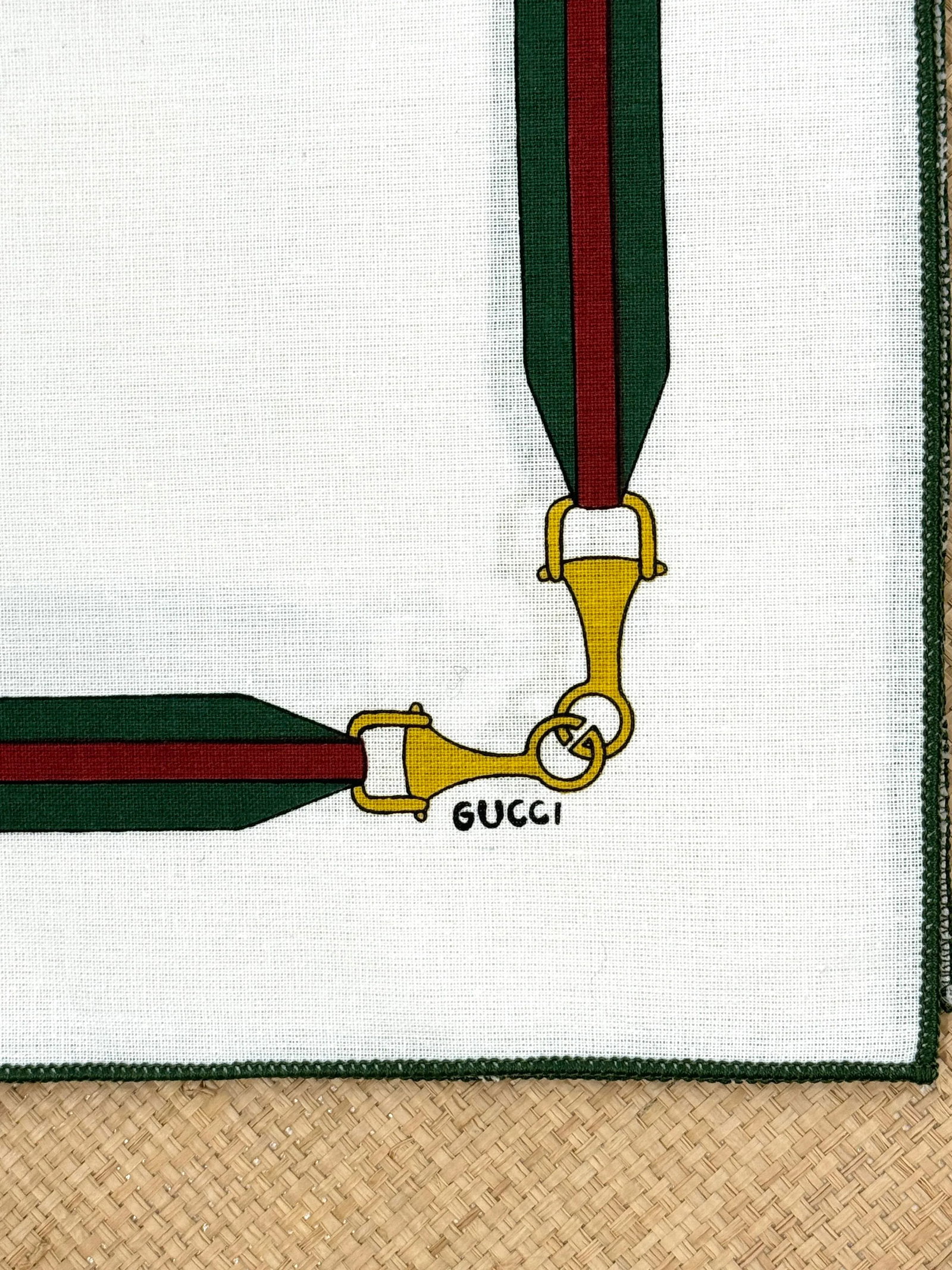 Gucci Horsebit Tablecloth and 6 Matching Napkins - 10